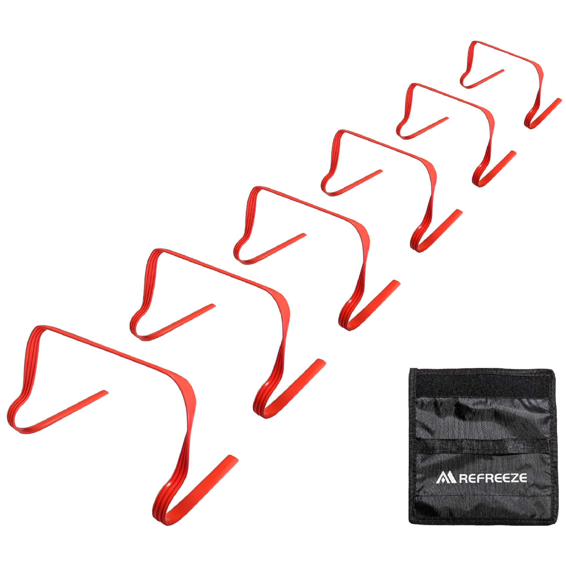 【送料無料】REFREEZE(リフリーズ) ソフト ミニ ハードル 持ち手付き 高さ15cm/23cm 6個セット/12個セ..