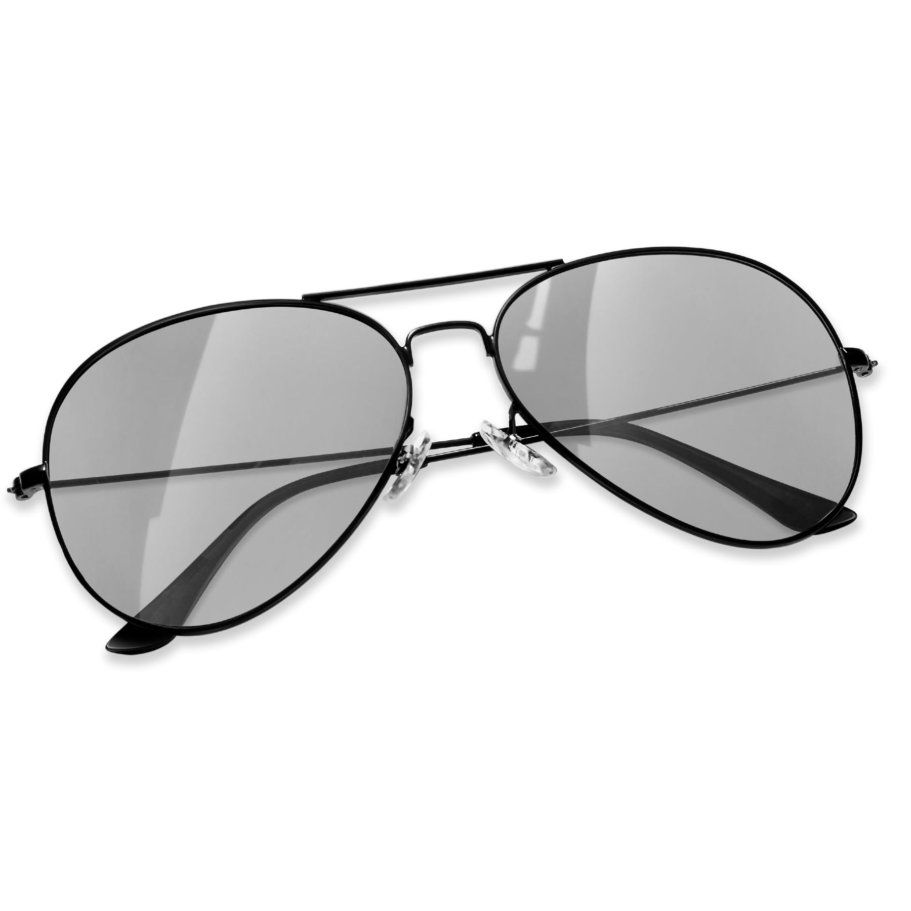 【送料無料】[KANASTAL] サングラス ティアドロップ メンズ レディース 偏光 釣り ランニング 野球 登山 ゴルフ 運転用 色：【A3】マットブラック + ライトグレー