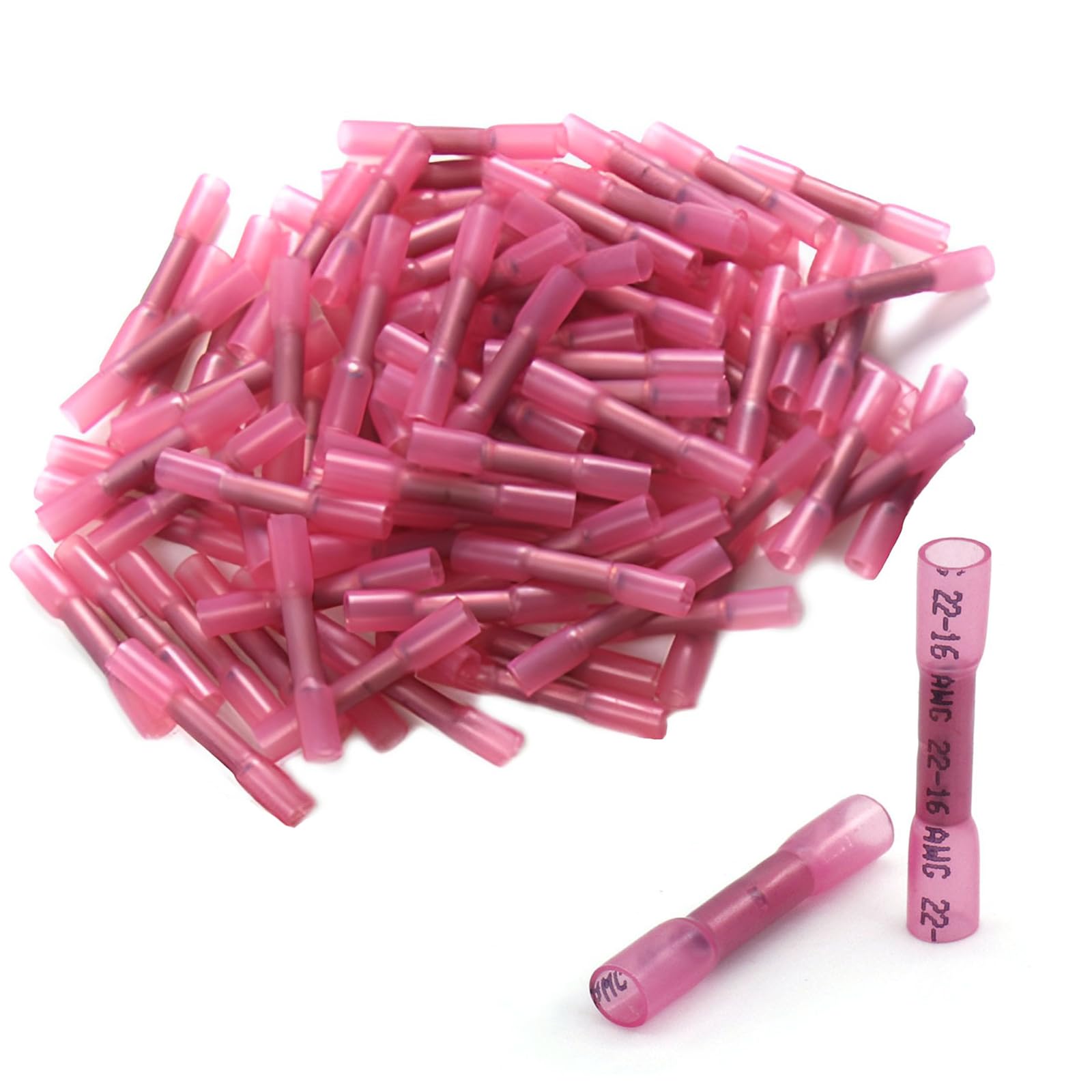 【送料無料】YANYULI 圧着端子 熱収縮防水圧着スリーブ 50個セット 配線接続 圧着 電気絶縁 防水 二層..