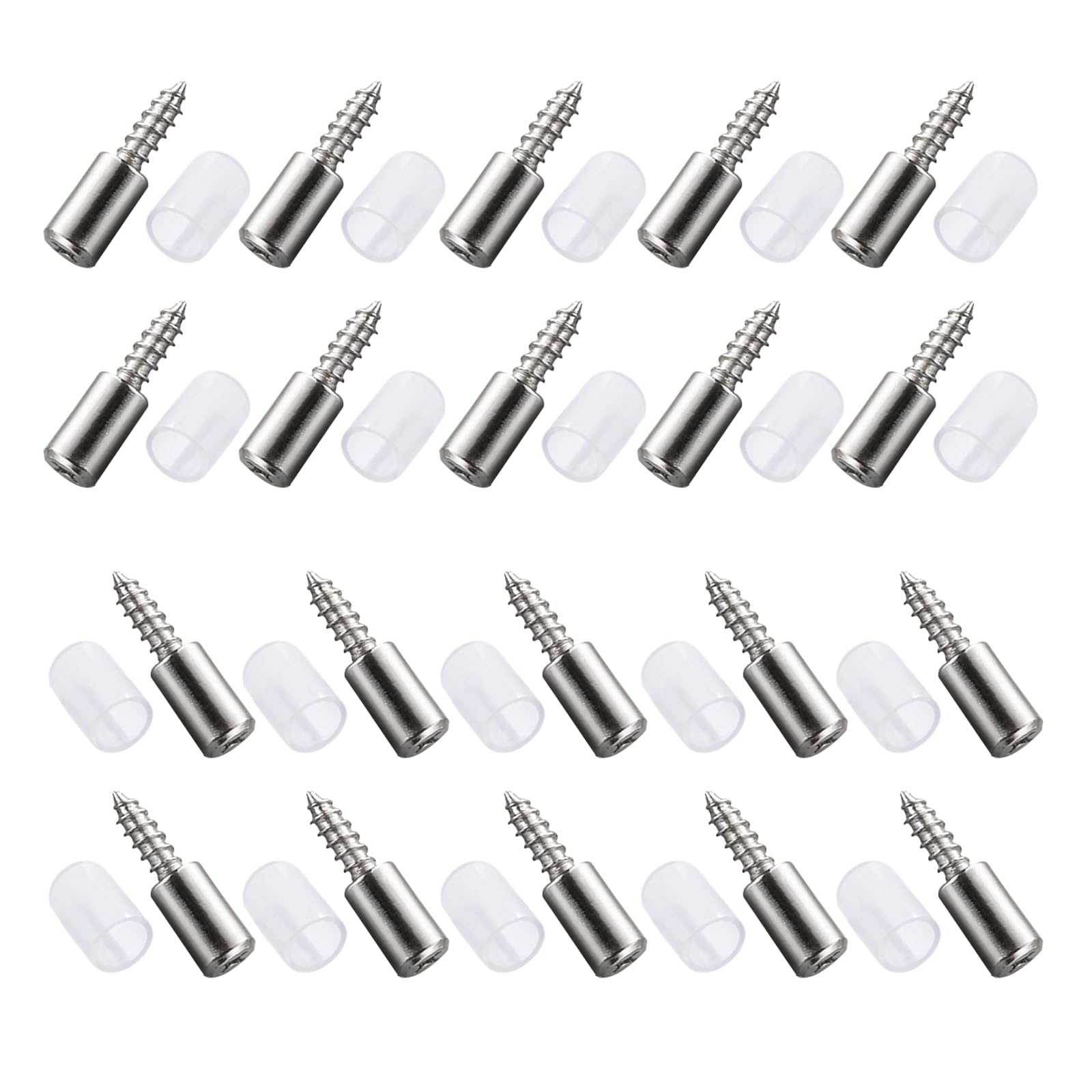 【送料無料】YANYULI 棚受けダボ 棚ピン ダボ 棚ダボ 20個セット ネジ式 ラバースリーブ付き 簡単設置 ..