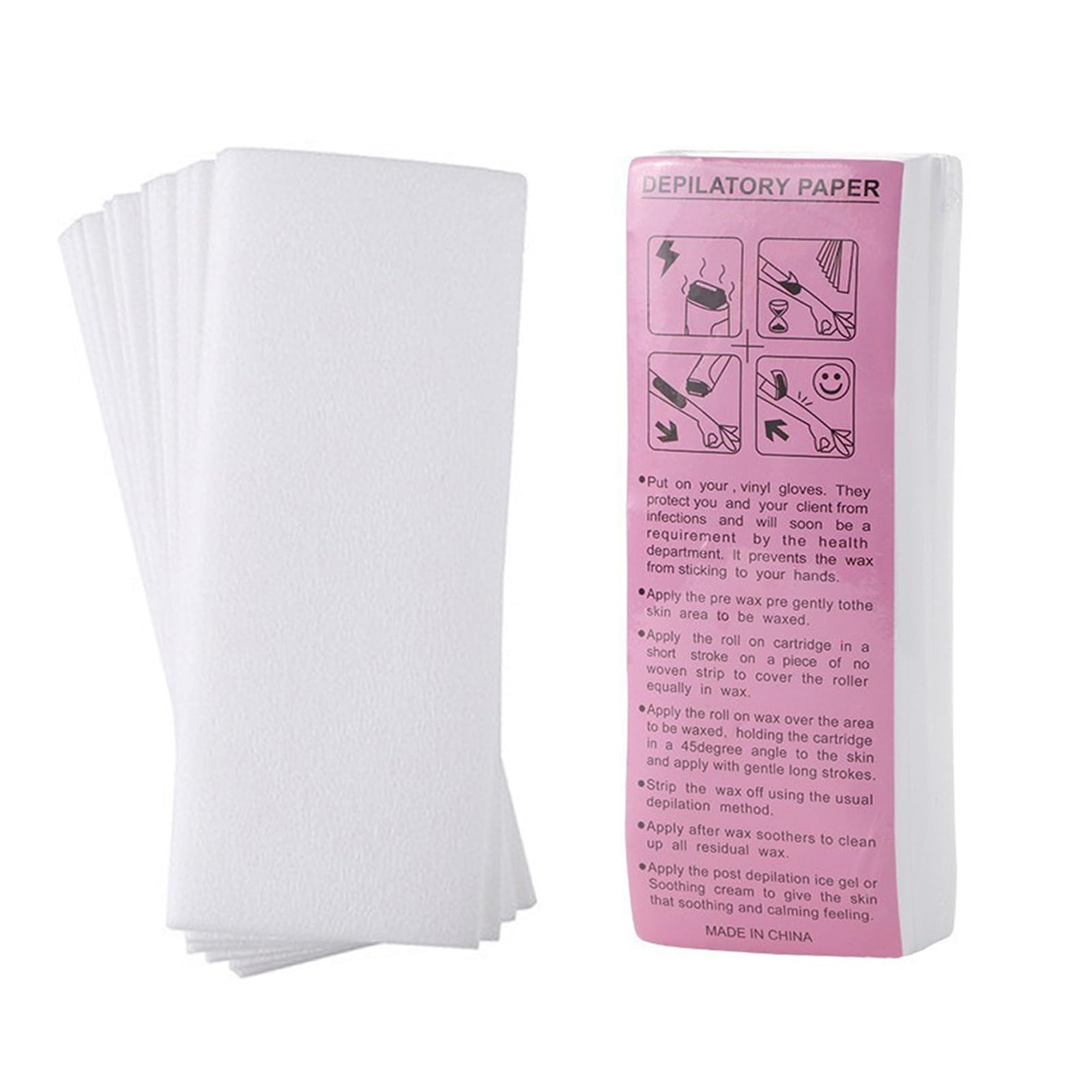 【送料無料】YANYULI 脱毛ペーパー ブラジリアンワックス 脱毛シート 100枚入り 使い捨て 除毛 ムダ毛..