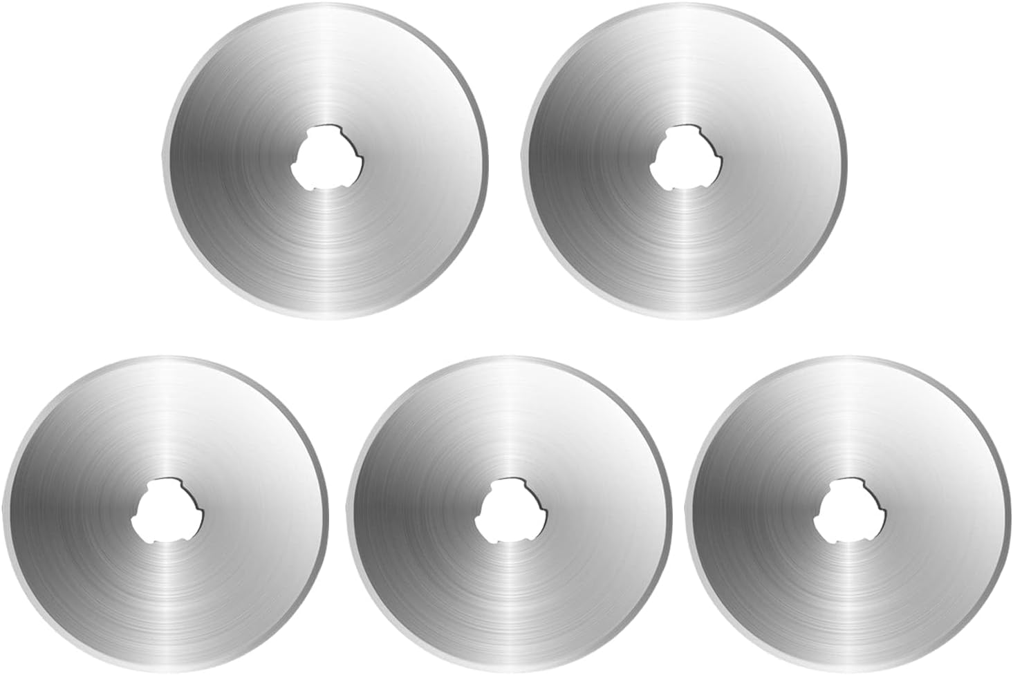 【送料無料】ロータリーカッター替刃直径 円形刃 5枚入り、オルファ（OLFA） などマルカッターに適 ...