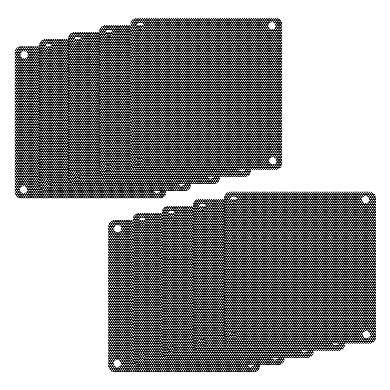 【送料無料】YANYULI 防塵 グリル メッシュ PC ケースファン 交換用 10枚入り 1.5m ...