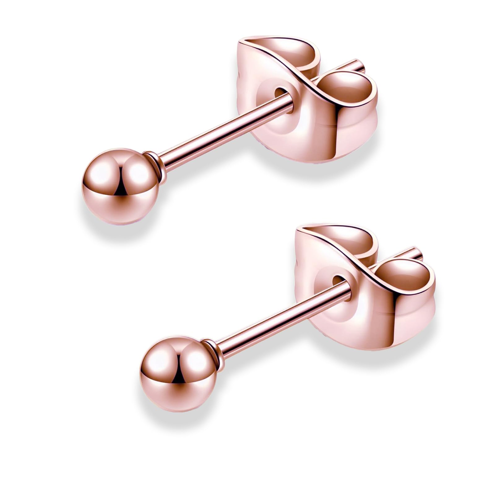 【送料無料】swars ピアス 丸玉 ボール シルバー メンズ レディース 男女 シンプル 丸玉ピアス ボールピアス 両耳用 2個 ペア 金属アレルギー