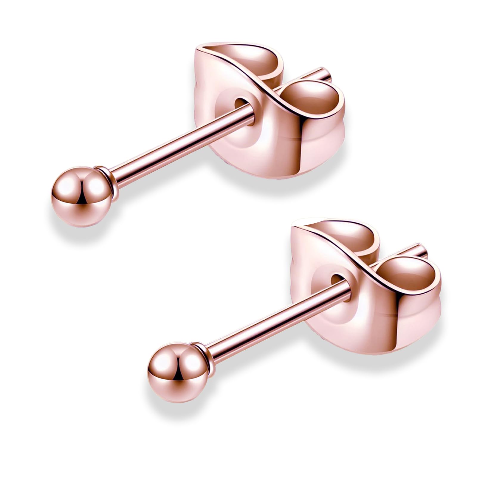 【送料無料】swars ピアス 丸玉 ボール シルバー メンズ レディース 男女 シンプル 丸玉ピアス ボールピアス 両耳用 2個 ペア 金属アレルギー