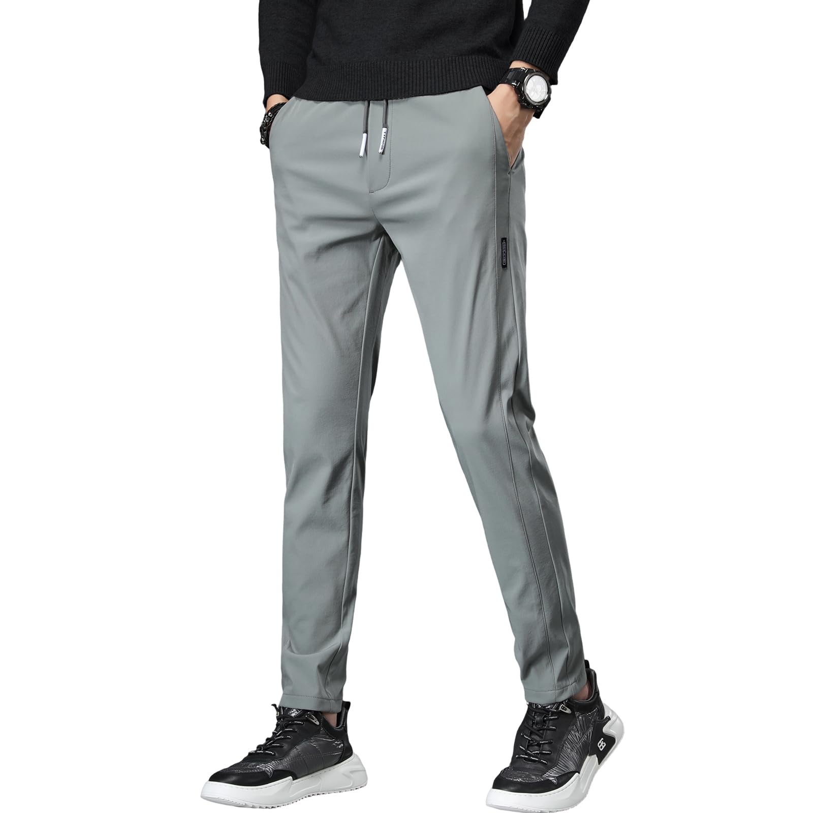 【送料無料】ズボン メンズ パンツ ジョガーパンツ 軽量 ストレッチ スウェットパンツ テーパードパン..