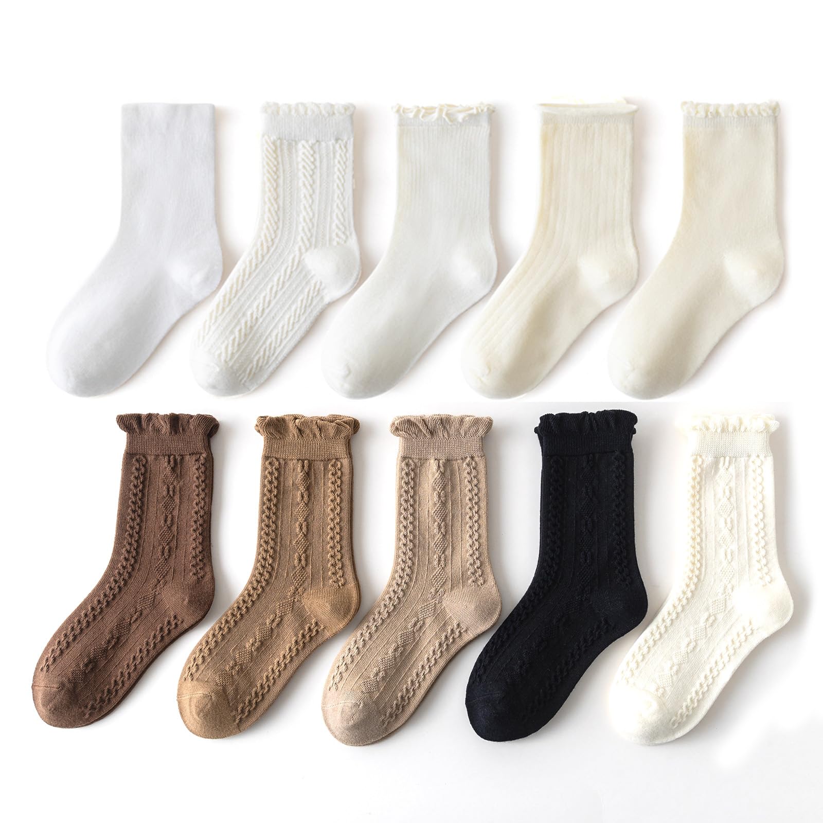 【送料無料】[HAYAHARU] 可愛い キッズ 靴下 子供 10足セット キッズ ソックス 女の子 ...