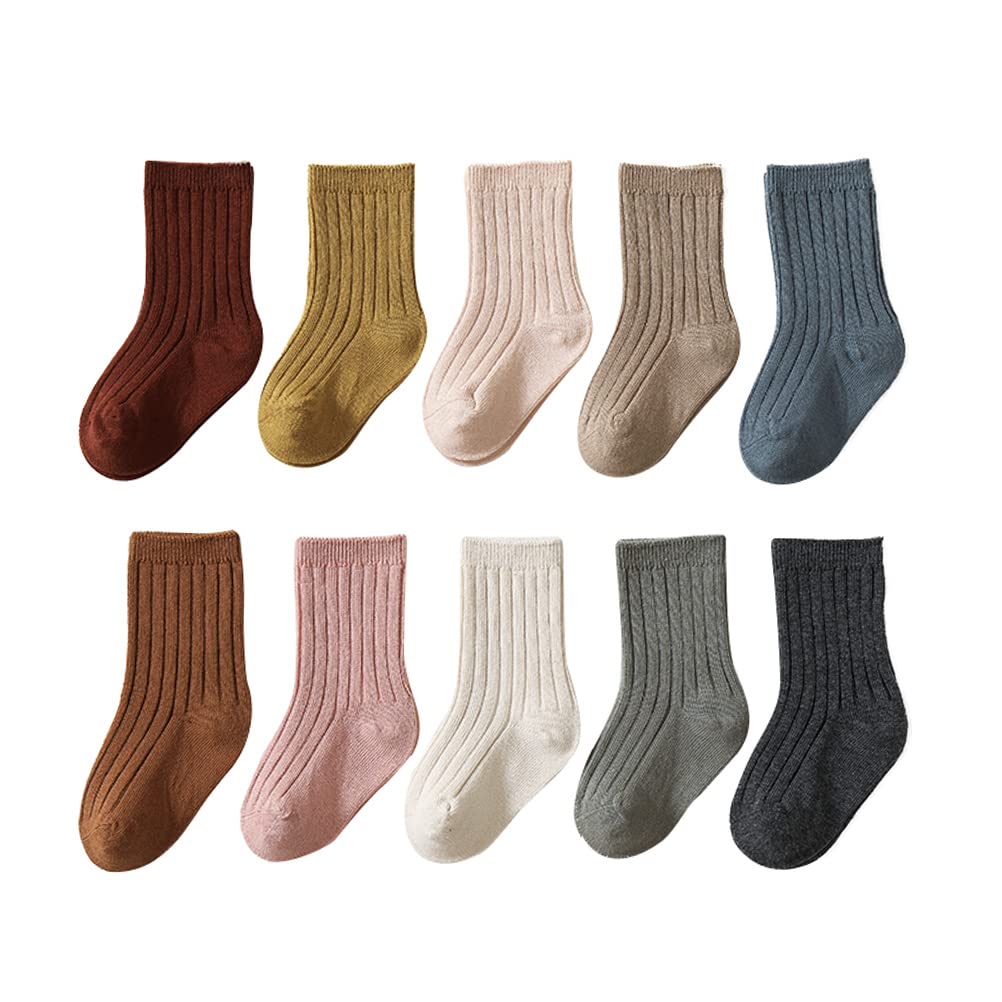 【送料無料】[HAYAHARU] キッズ 靴下 子供 10足セット カラフル 可愛い くつした 女の子 スポーツソッ..