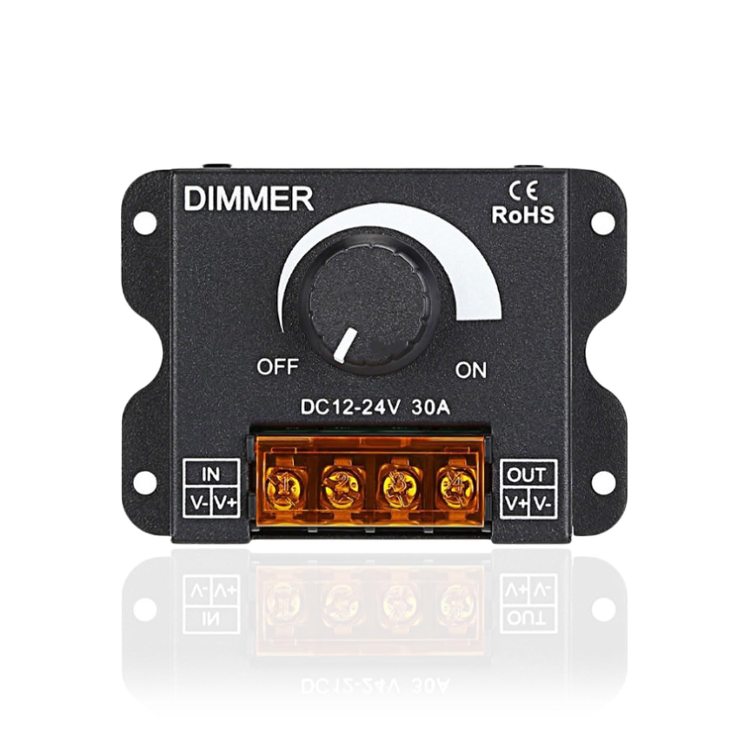 【送料無料】Archnote 調光器 led スイッチ 調光 コントローラー ボリューム式 12V  ...