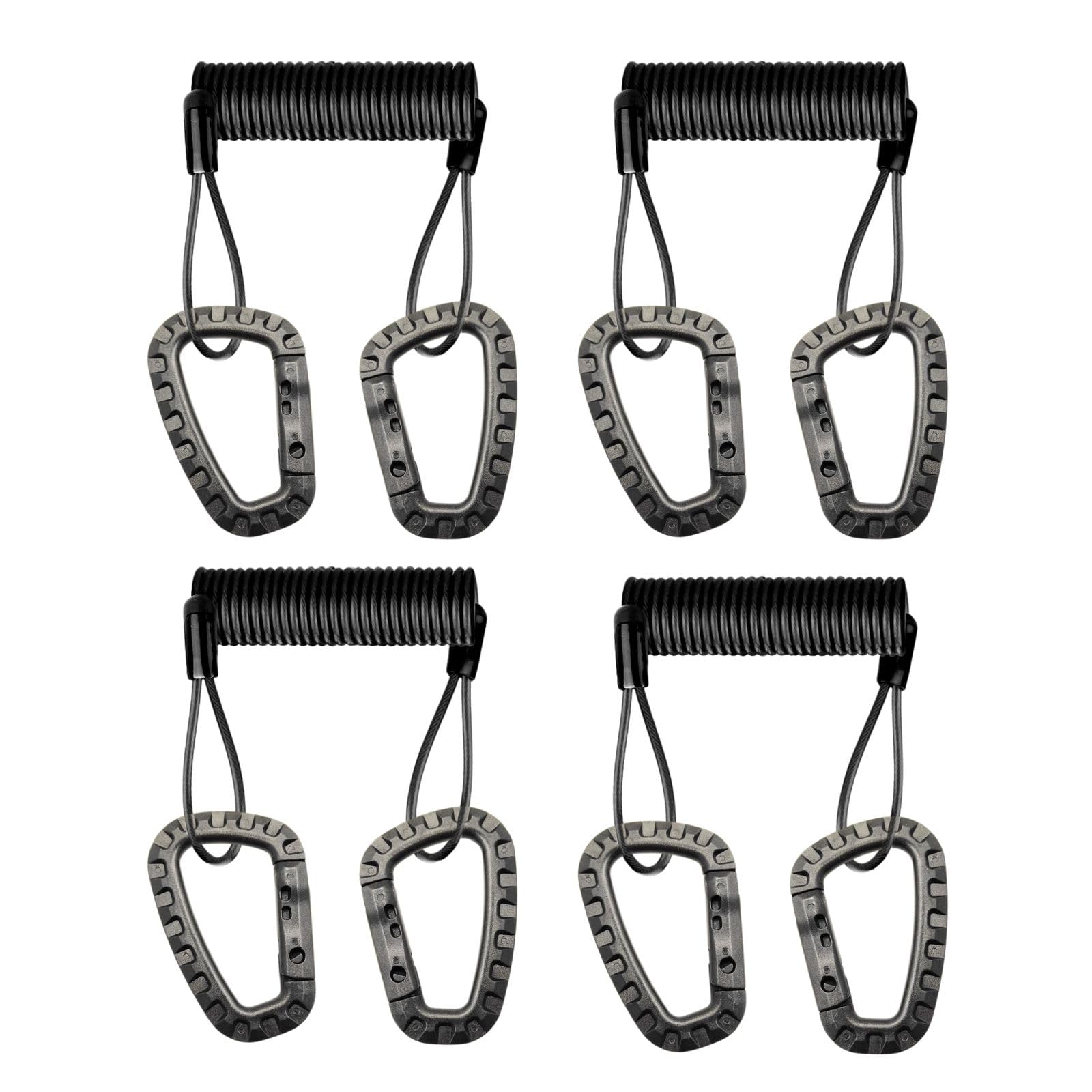 【送料無料】Archnote ロッドホルダー 車 車載ロッドホルダー カールコード カラビナ付き 車用 釣り竿 ..