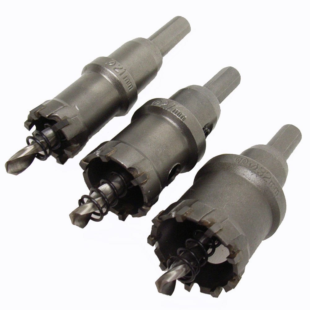 【送料無料】RedBeryl 選べる 超硬 ホールソー セット 21mm 27mm 32mm 42m ...