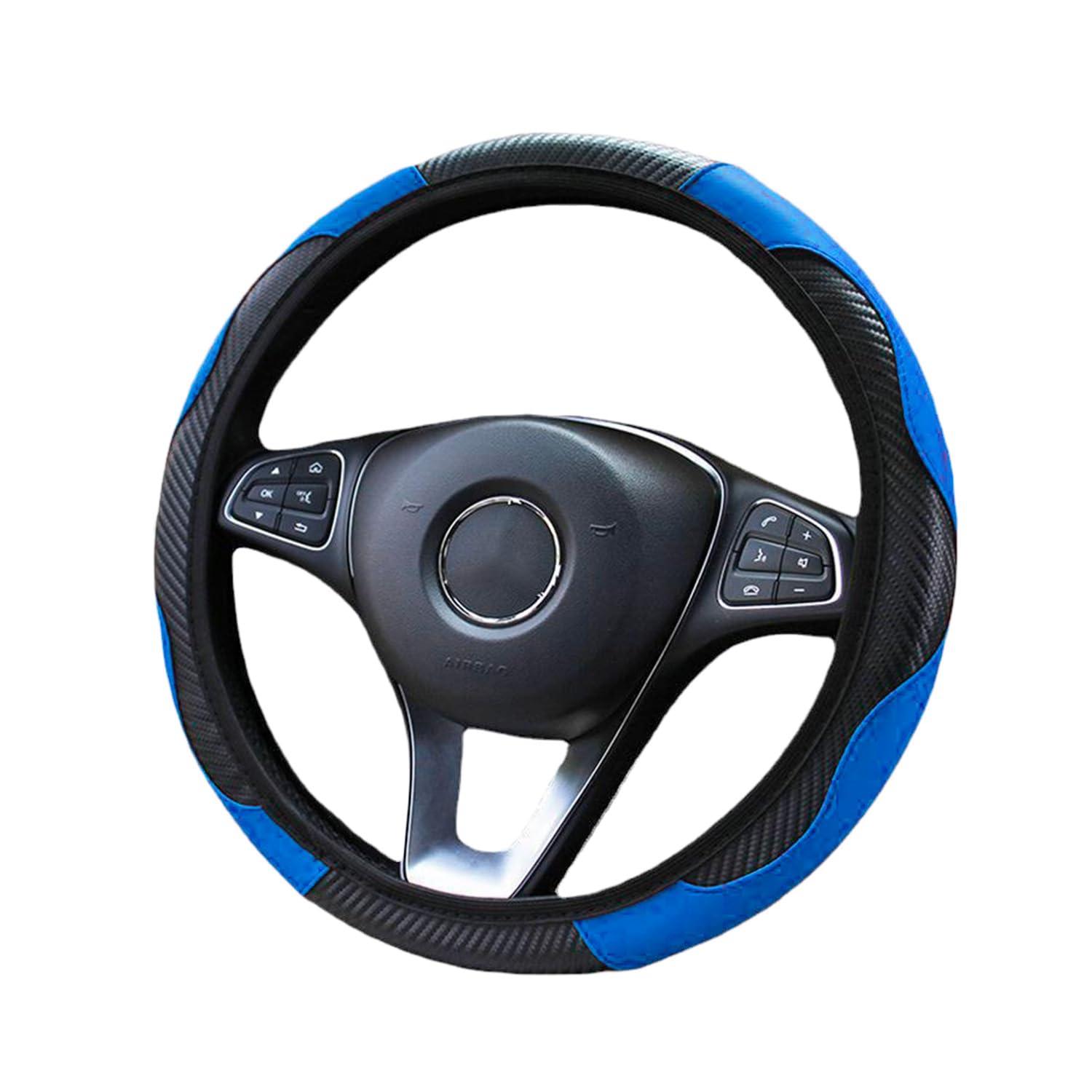 【送料無料】Archnote ハンドル カバー 軽自動車 sサイズ ステアリングカバー カーボン レ ...