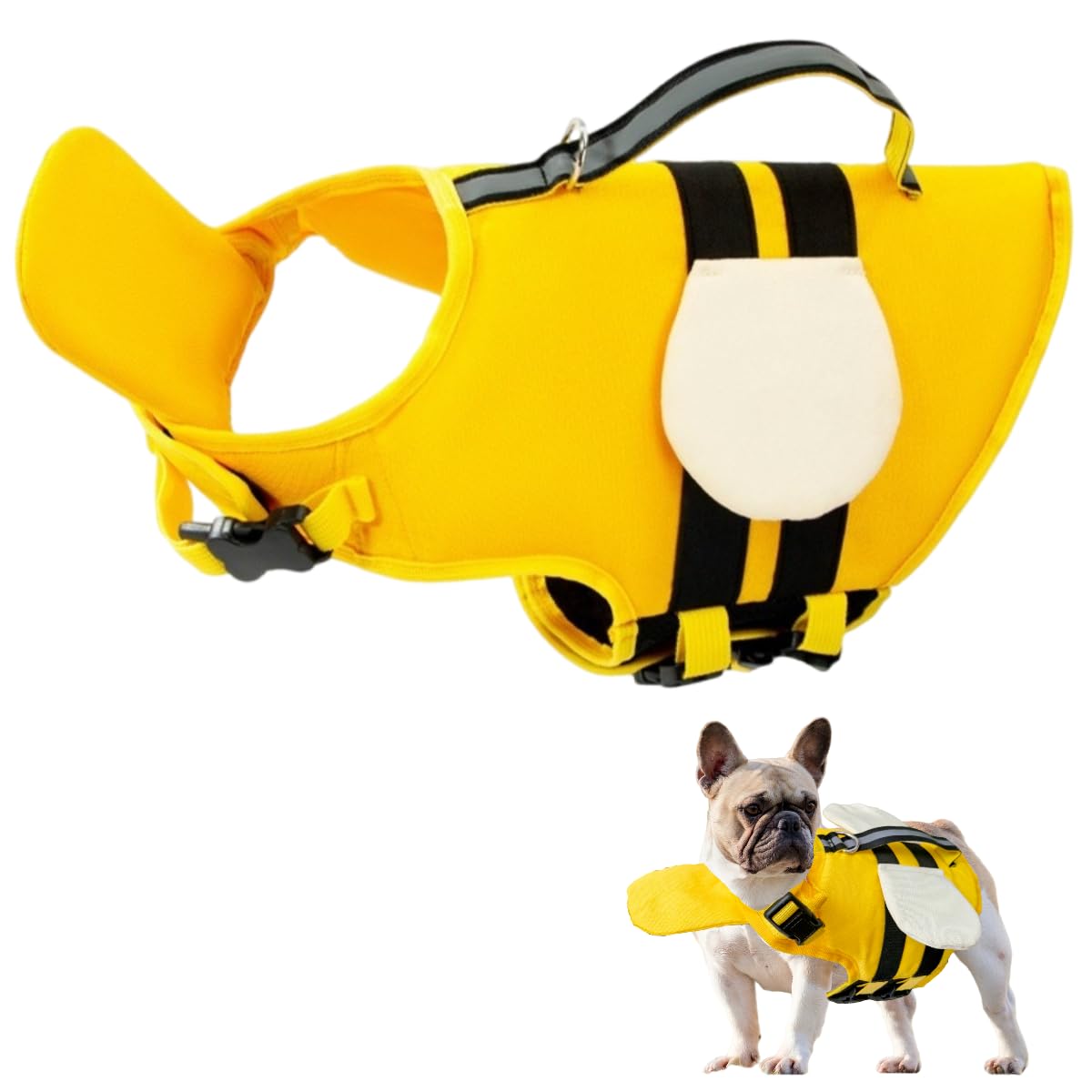 【送料無料】Little Bean ペット 犬用ライフジャケット 調節可能 高浮力 反射ライン 干し ...