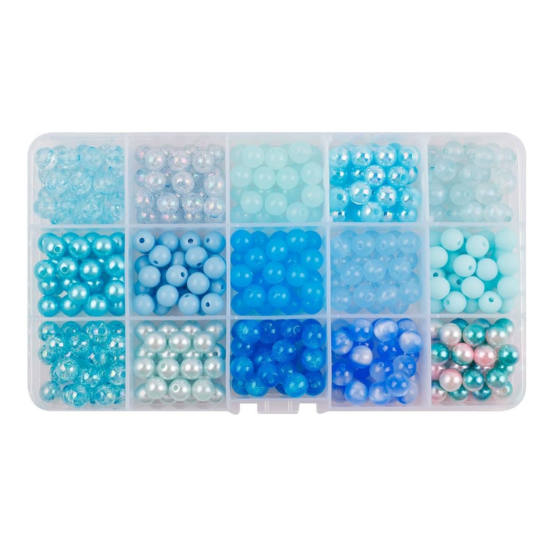 【送料無料】TOMMYFIELD ガラスビーズ レインボー カラフルビーズ 手芸 アクセサリー 丸ビ ...