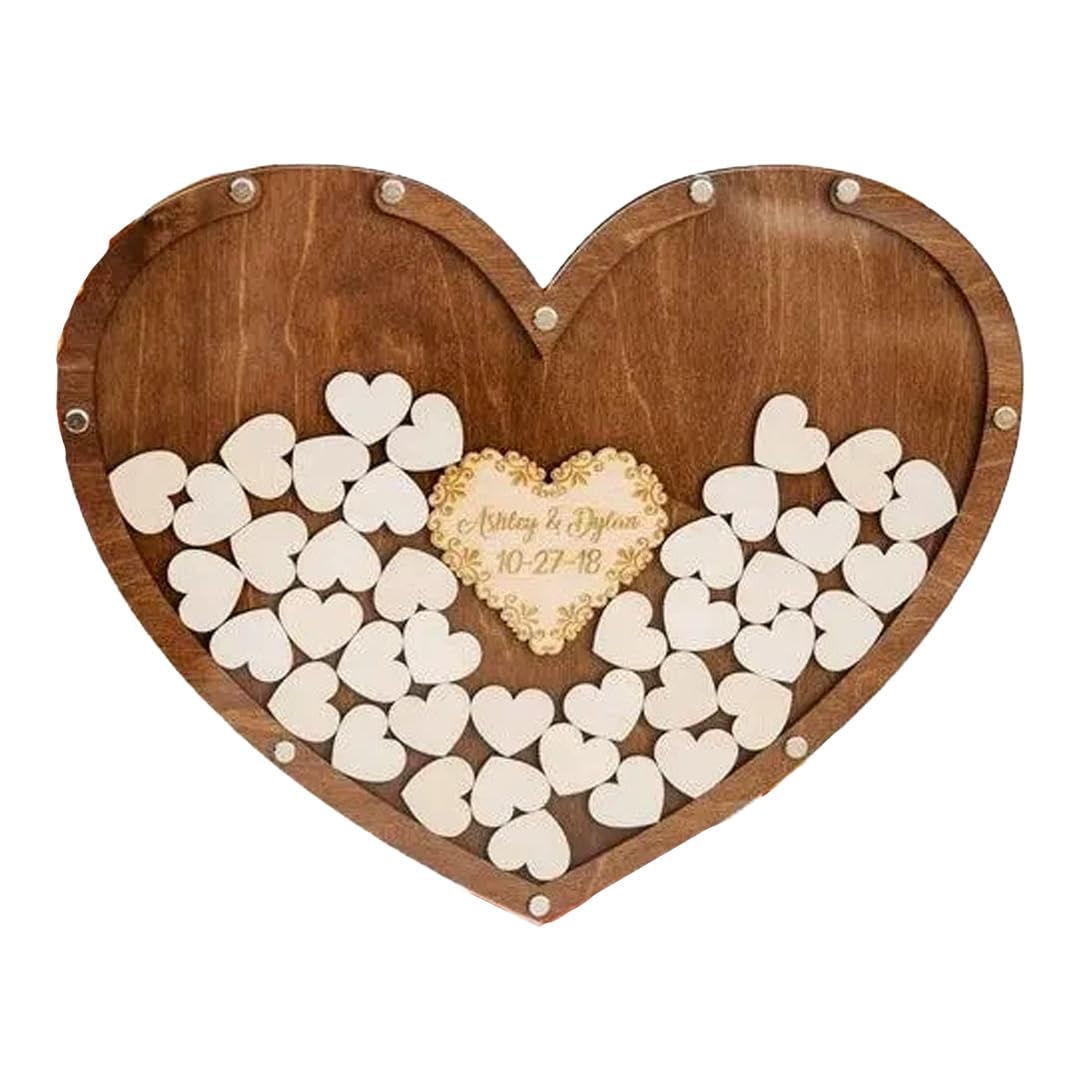 【送料無料】TOMMYFIELD 結婚証明書 ゲストブック 結婚式 ハート型 サインインテーブル ウェディング ..