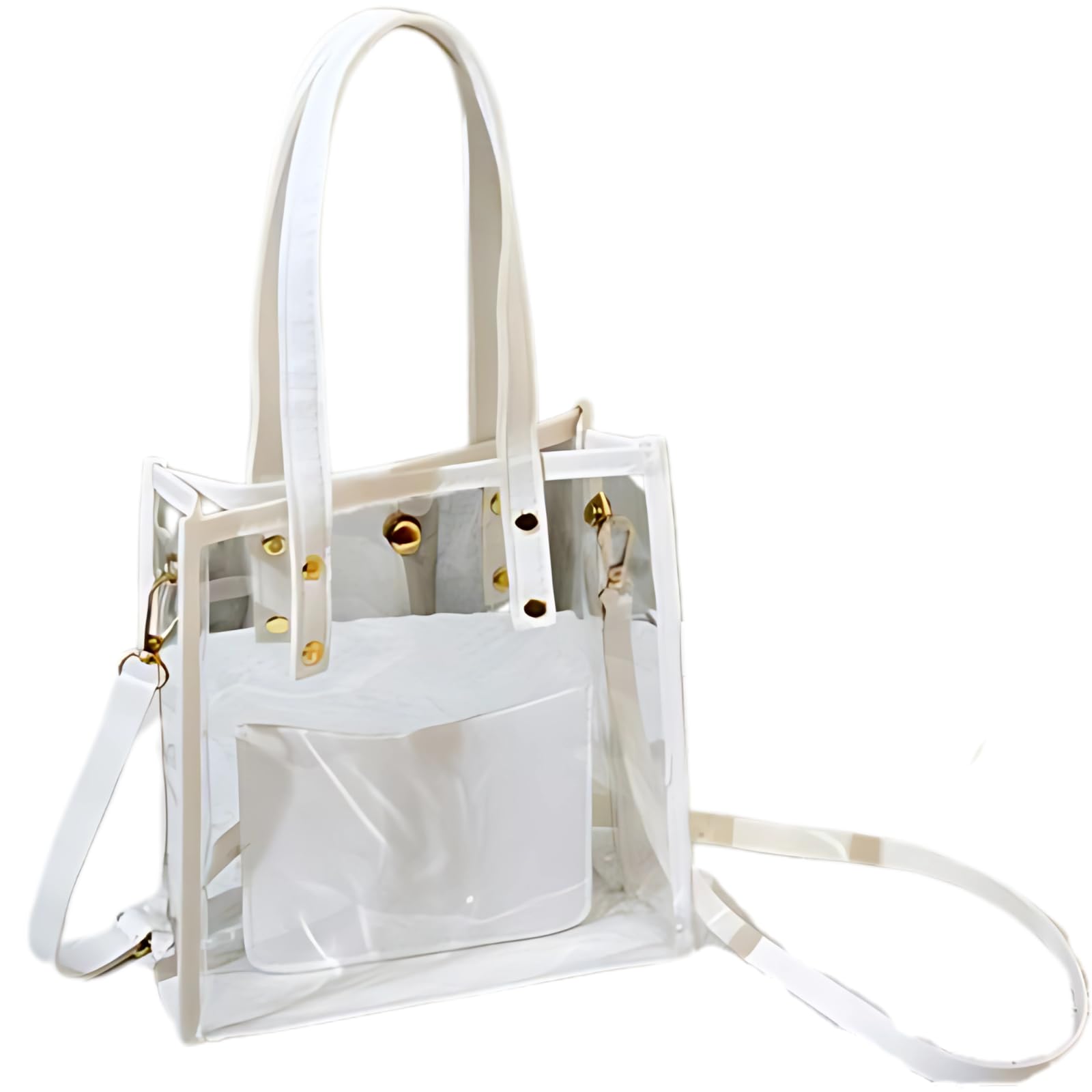 【送料無料】[Nestkanina] 透明 2WAY クリアバッグ 斜めがけ ショルダー ハンド P ...