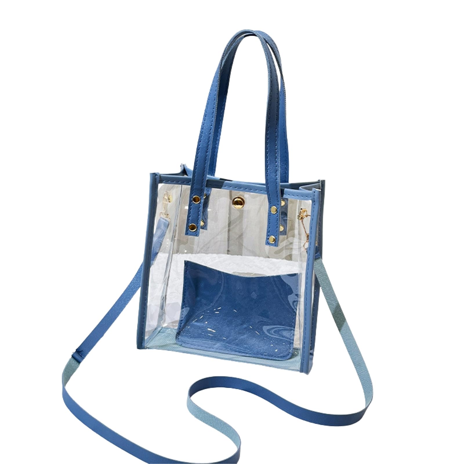 【送料無料】[Nestkanina] 透明 2WAY クリアバッグ 斜めがけ ショルダー ハンド P ...