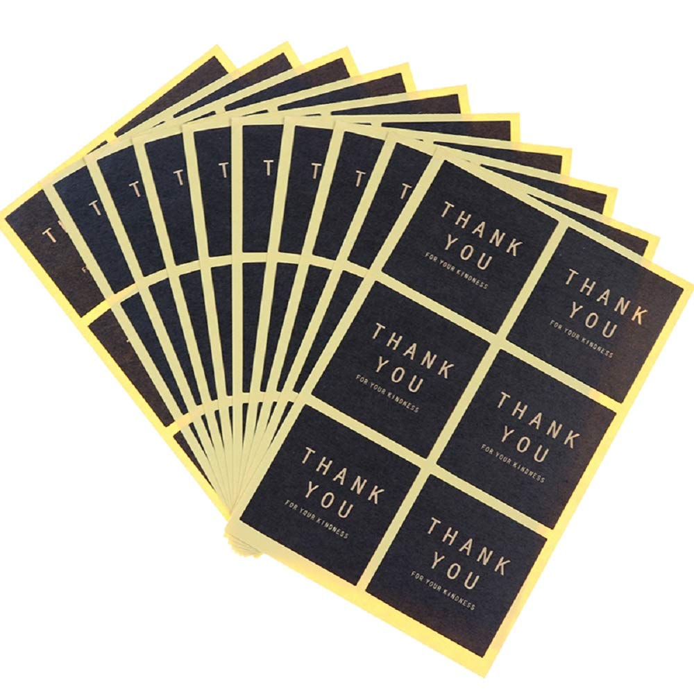 【送料無料】【InfoMine】Thank you シール 100枚 大 ギフトシール サンキュー  ...