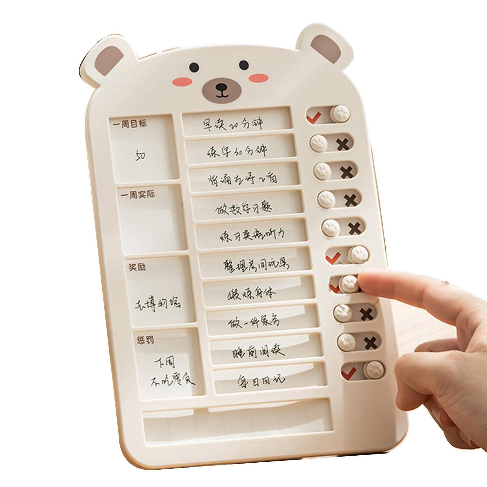 【送料無料】やることリスト掲示板 - 報酬と罰のチャートを備えたウィークリー タスク プランナー,8.46x5.74 ウィークリー プランナー パッド ホルダー...