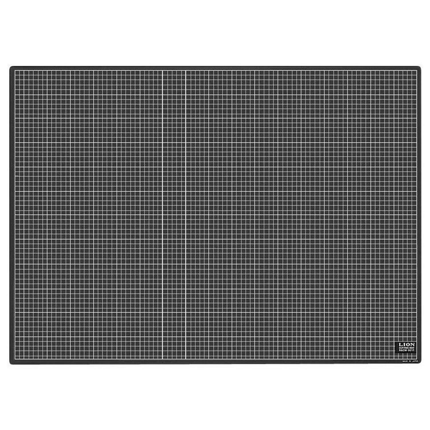 【送料無料】ライオン事務器 ライオン事務器 カッティングマット 色：黒/黒、サイズ：900×620mm