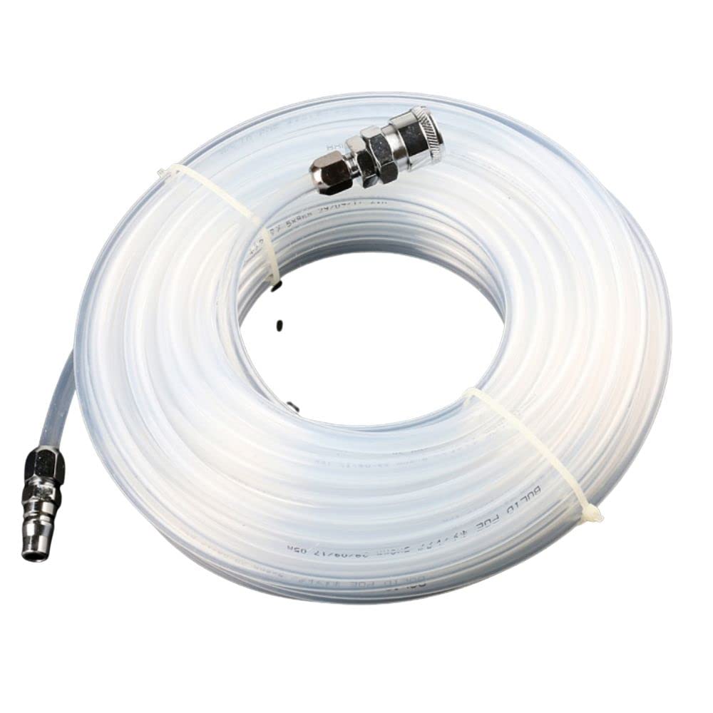 【送料無料】PLEAVIT エアーホース 内径5mm 外径8mm カプラー 付き エアブラシ 色：白 ...