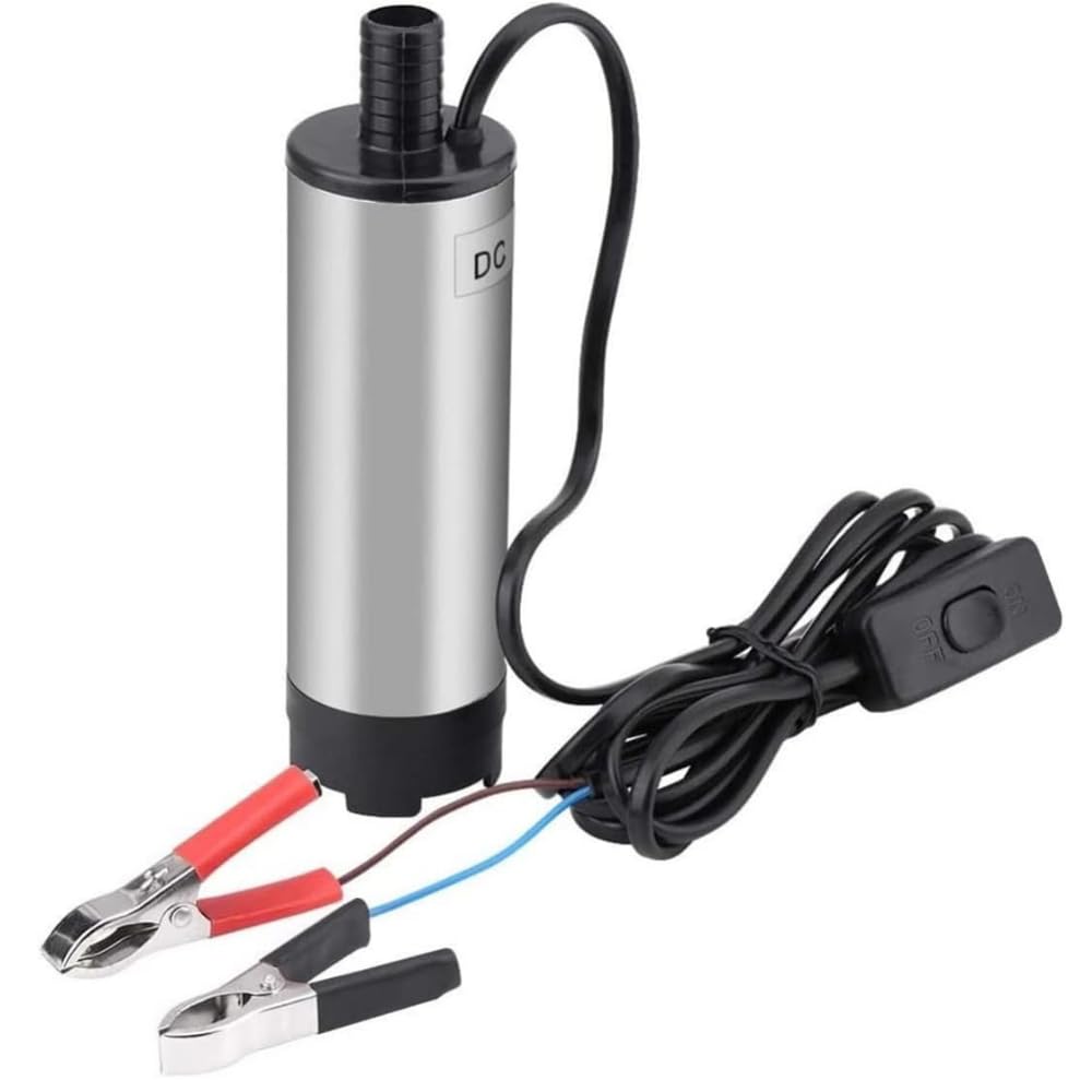 【送料無料】PLEAVIT 水中ポンプ 12v 小型 毎分30L スイッチ式 バッテリークランプ ビルジポンプ 給水 ..