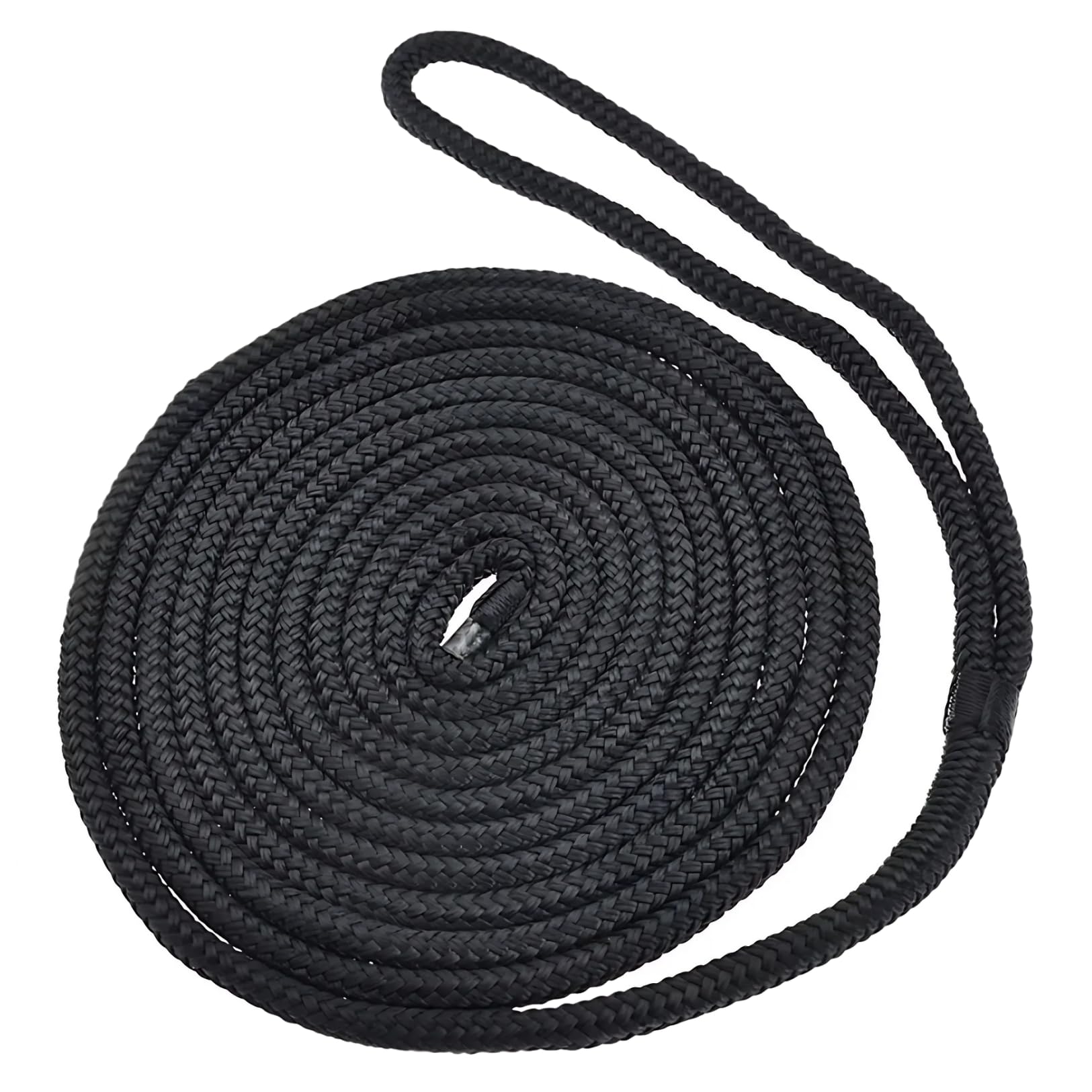 【送料無料】PLEAVIT アンカーロープ 係留・係船用 船舶 マリン用品 色：ブラック、サイズ：長さ：15FT（4.5m）～から 幅：3/8IN（9.5mm）