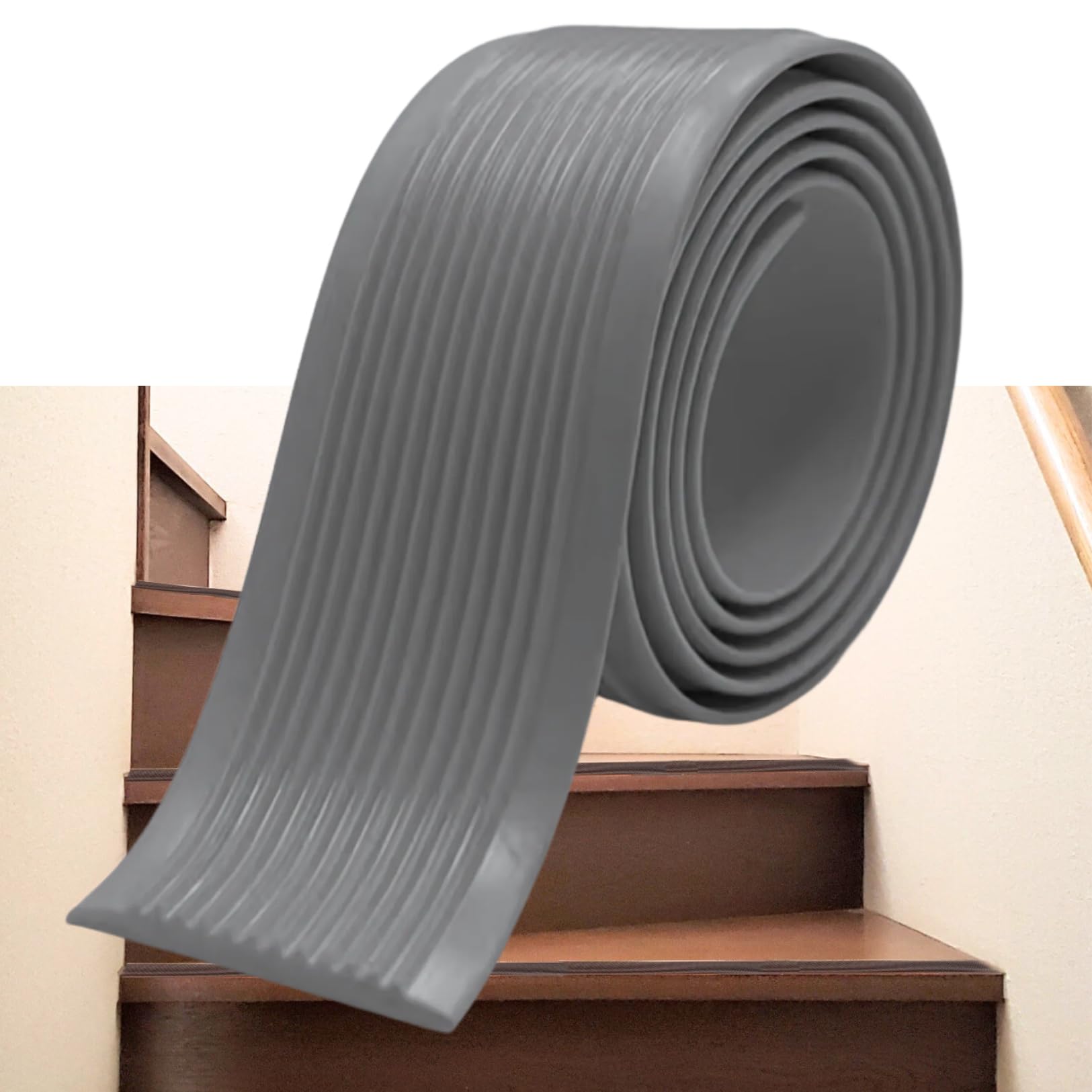 【送料無料】PLEAVIT 階段 滑り止めテープ ノンスリップ 貼るだけ PVC ゴム マット シート 賃貸OKWFC ..