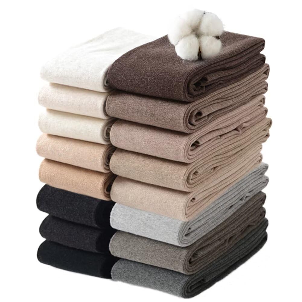 【送料無料】[Eukkis] 裏起毛リブ綿タイツ着圧 400D/800D/2000D 抗ピリング加工 ニットタイツ 厚手スト..