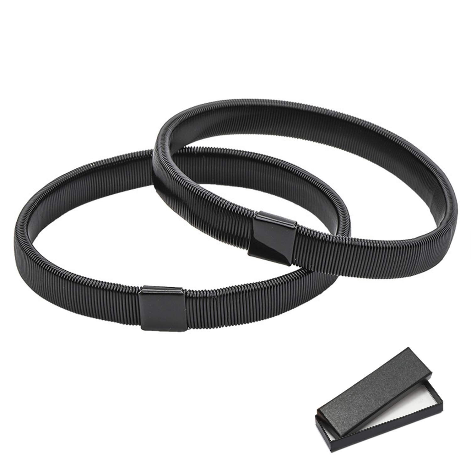 【送料無料】[Weuiean] アームバンド メンズ 2個セット スプリング ループ式 金属製 袖 バンド 腕まく..