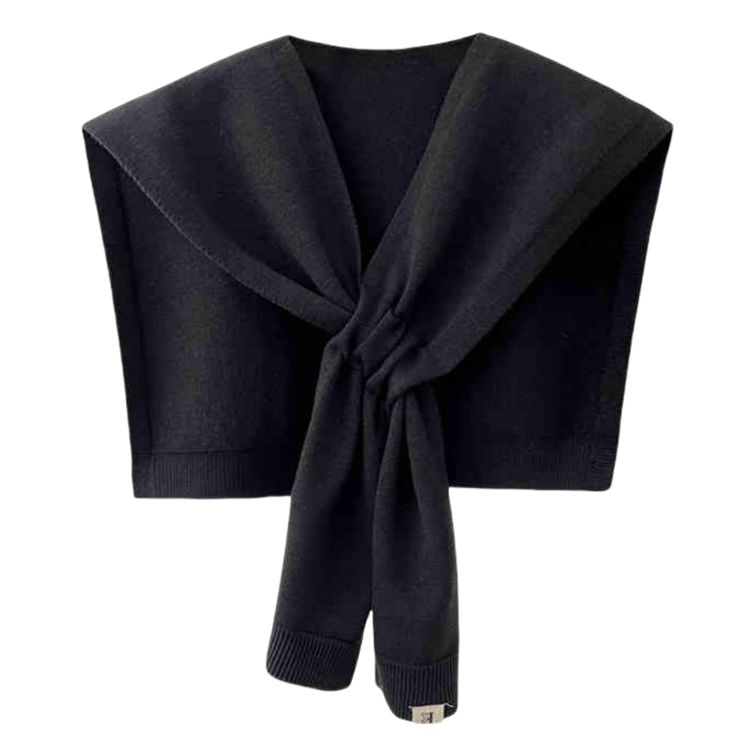 【送料無料】[Weuiean] ニット 肩掛け レディース クロスマフラー ティペット 差し込む ストール エレ..