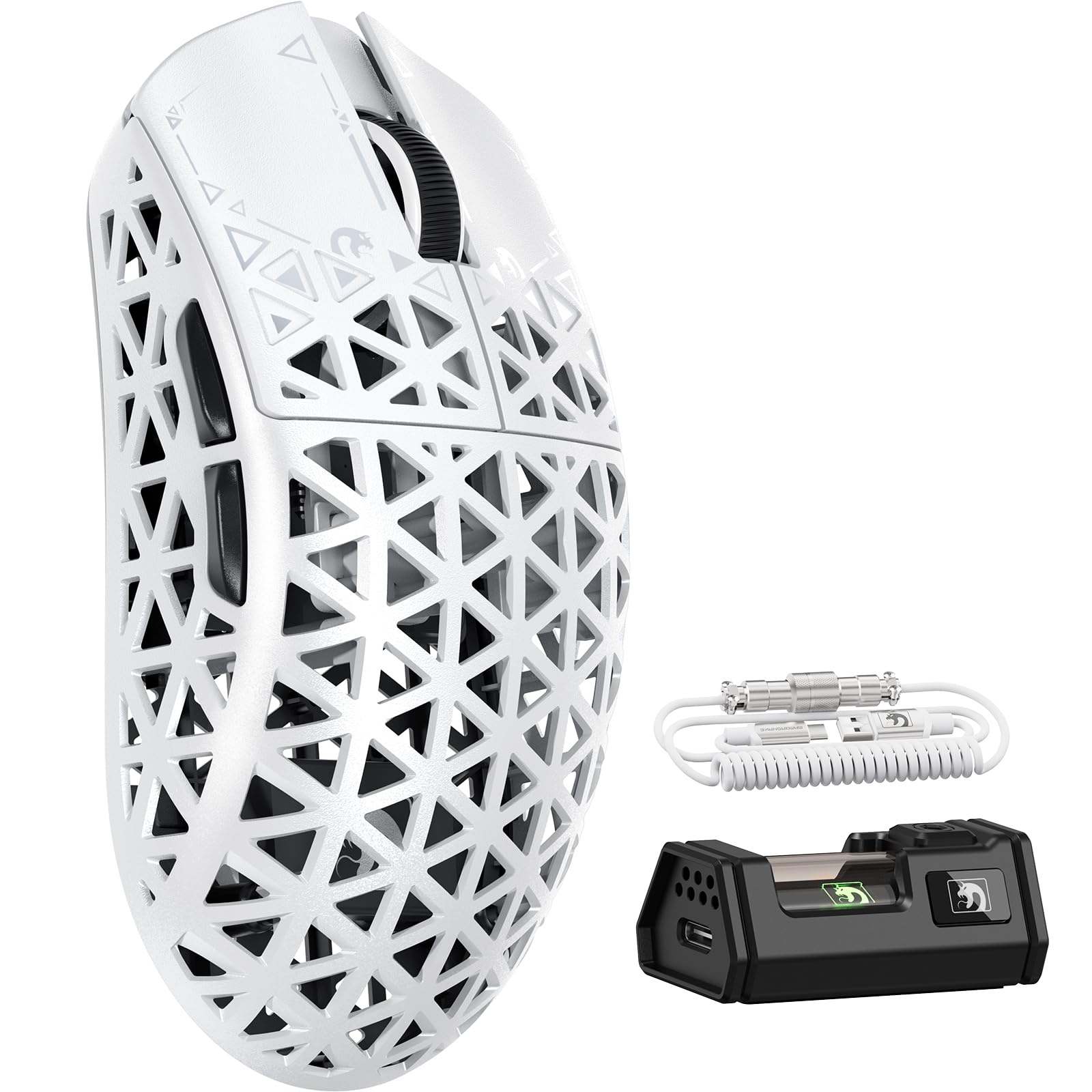 【送料無料】MAMBASNAKE M5Ultra ゲーミングマウス 8K カーボンファイバーマウス  ...