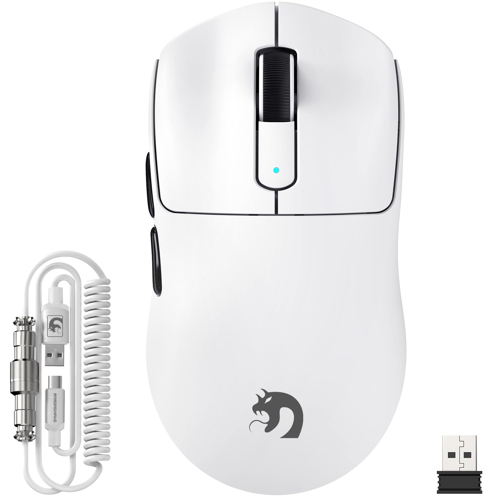 【送料無料】MAMBASNAKE M3 ワイヤレスゲーミングマウス 超軽量 39±3g PAW339 ...