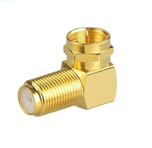 【送料無料】Wave Connecting【 即日出荷 L字 金メッキ仕上げ 】 [ 変換プラグ ] アンテナケーブル L型..