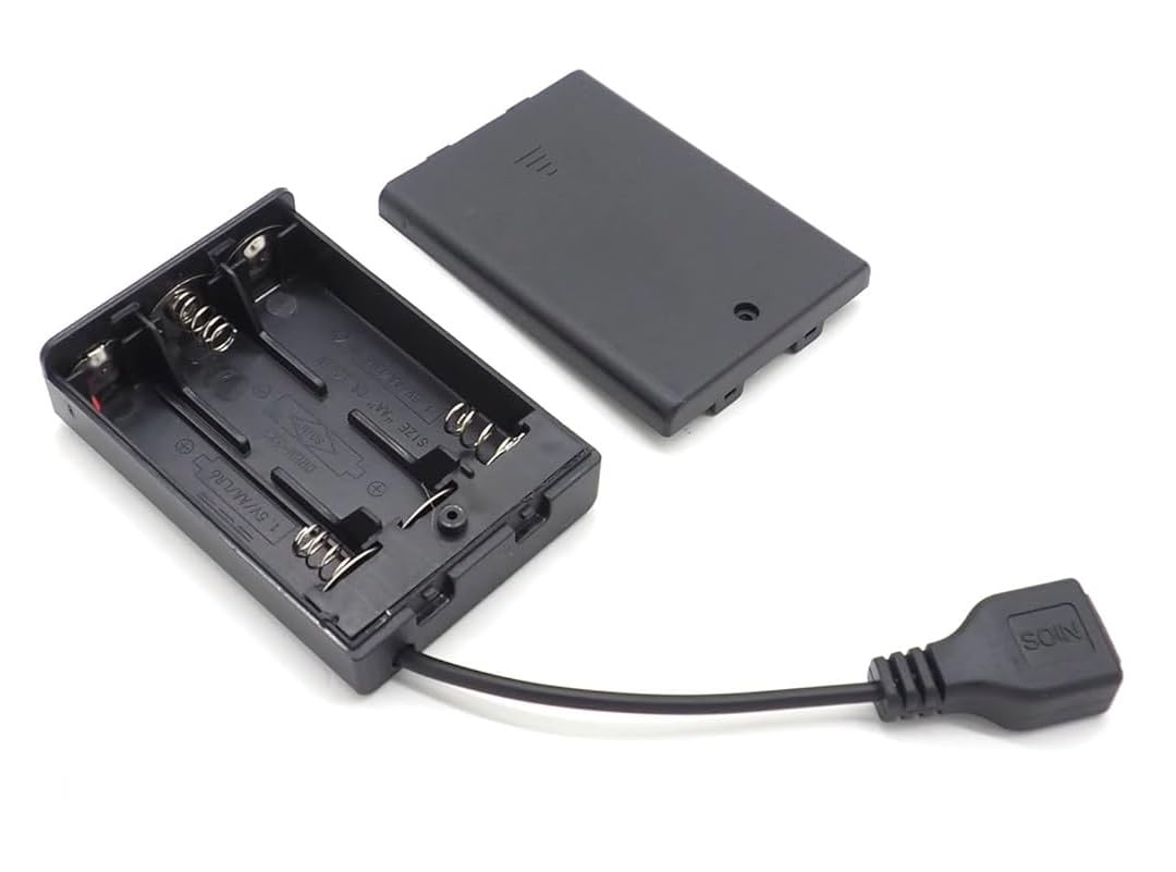 【送料無料】Sound Wave ((ON/OFFスイッチ付き)) USBメス ケーブル付 電池ボッ ...