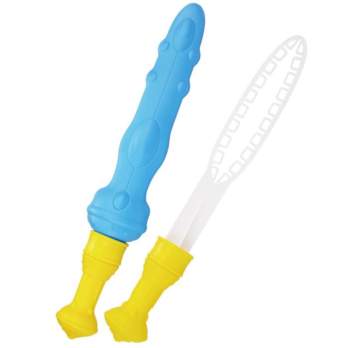 【送料無料】Uncle Bubble Fun ファンタジー・ソード ビッグバブル用特製シャボン玉液入り シャボン玉液 しゃぼん玉 つくる 連なるシャボン玉で凧をつくれる 子供 プレゼント アウトドア キャンプ 庭遊び アンクルバブル UB357_IBB 色：ブルー