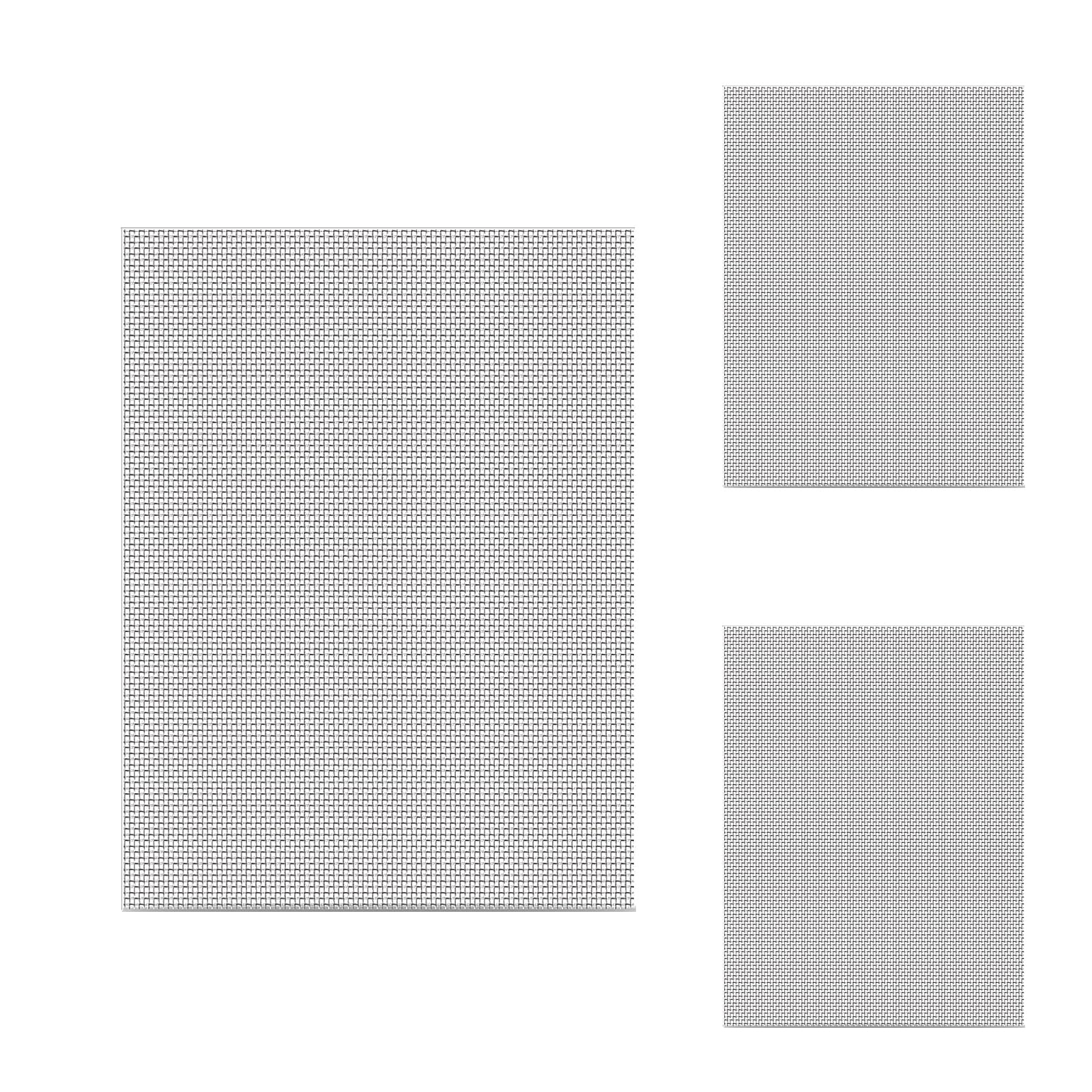 【送料無料】DreaModes ステンレスメッシュ 3枚セット 網目約1mm 約30x21cm 金網 ...