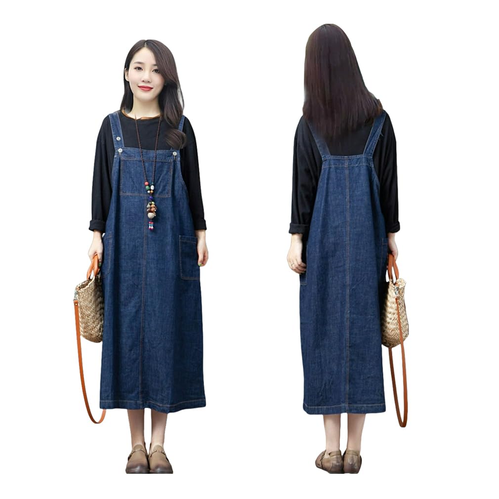 【送料無料】[Icyrain] ジャンパースカート レディース デニム ワンピース サロペットスカート キャミ..