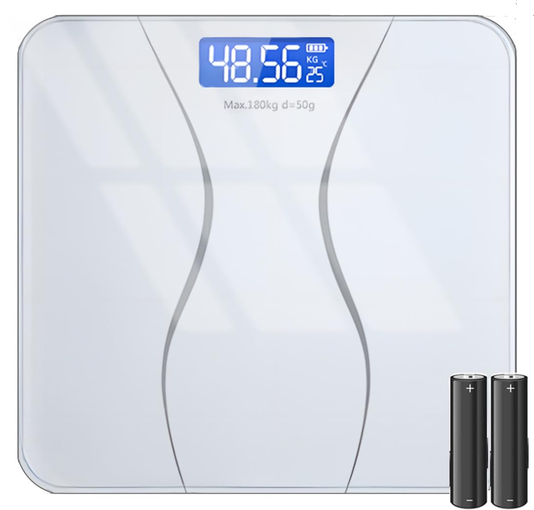 【送料無料】「Masinca」 体重計 ヘルスメーター コンパクト 乗るだけ 自動電源ON/OFF 180kgまで対応 ..