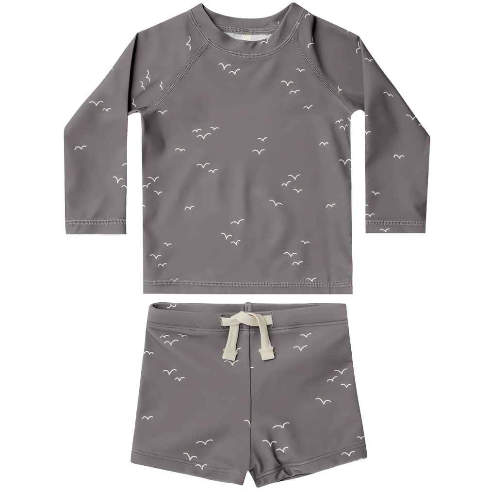 【送料無料】KALAVILA キッズ 水着 男の子 3点セット 長袖ラッシュガード スイムパンツ 帽子 子ども用..