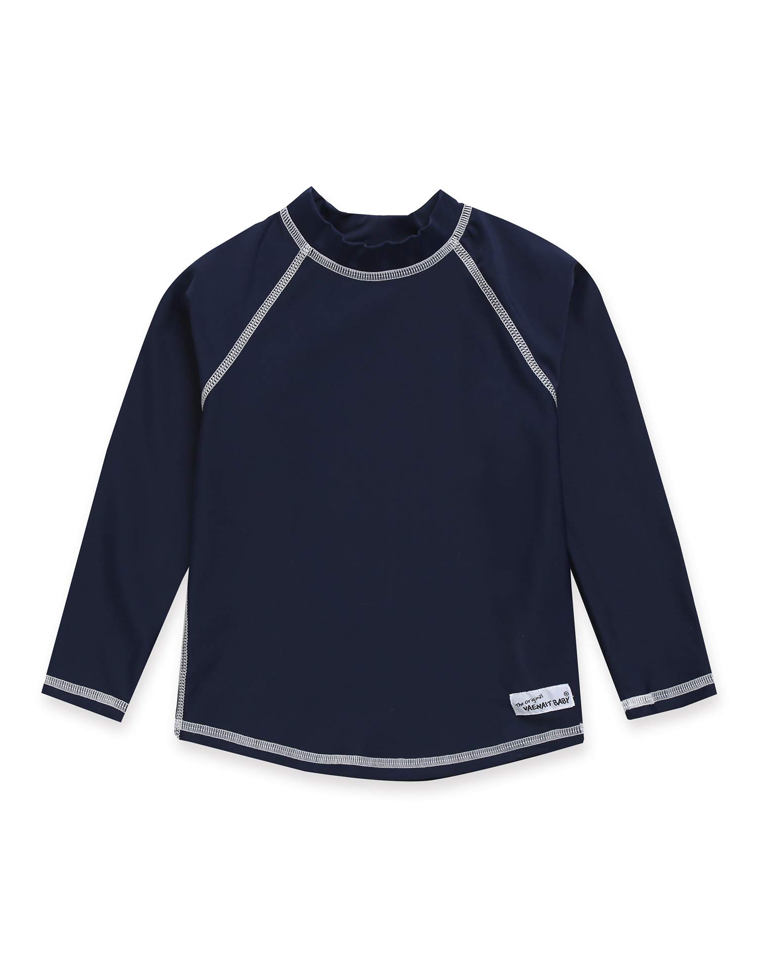 【送料無料】[Vaenait Baby] 6ヶ月-2歳 ベビー キッズ 子供 半袖 長袖ラッシュガードシャツ 水着 ミズギ UVカット UPF 50+ 色：Oasis Navy (long)、サイズ：3 Years
