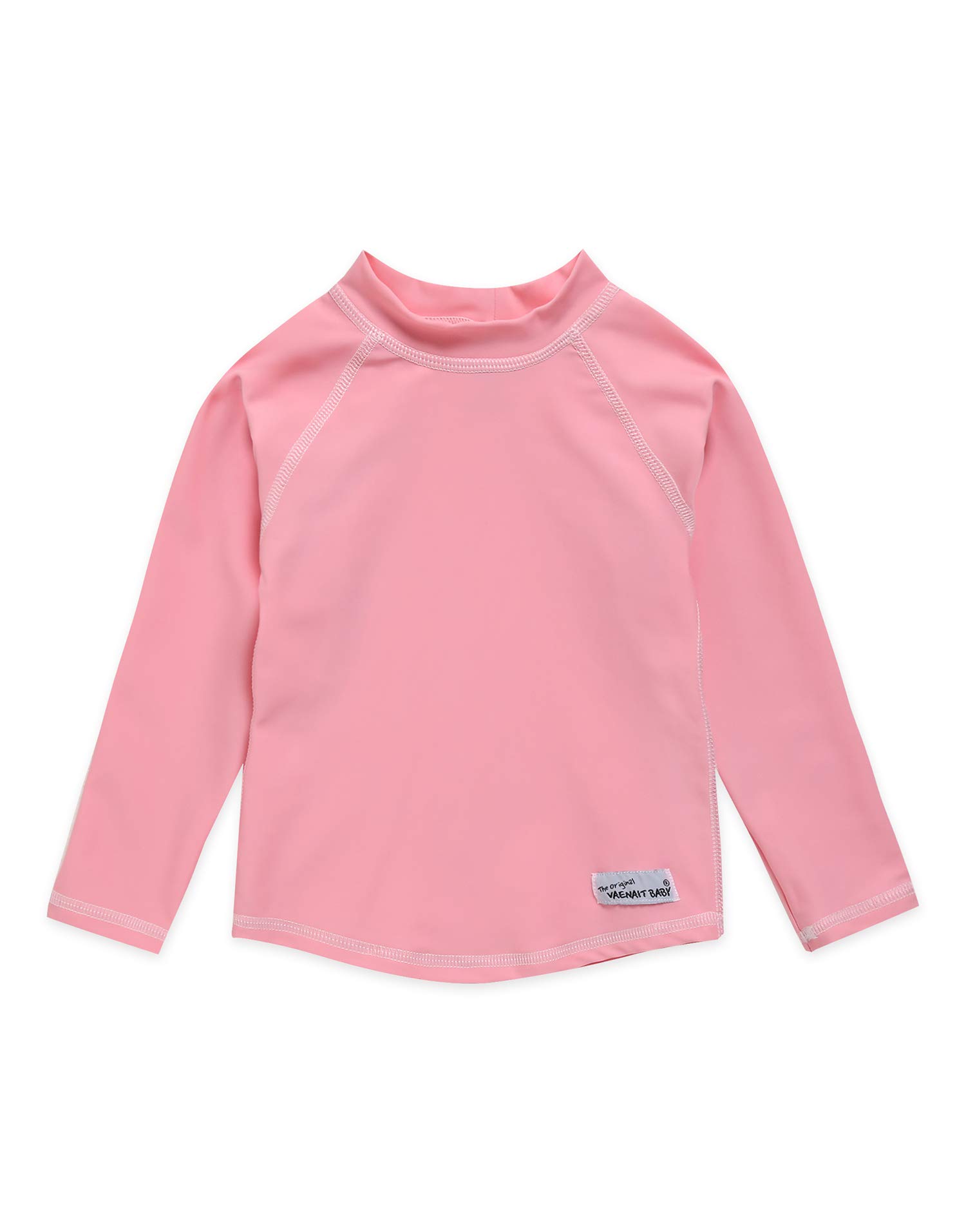【送料無料】[Vaenait Baby] 6ヶ月-2歳 ベビー キッズ 子供 半袖 長袖ラッシュガードシャツ 水着 ミズギ UVカット UPF 50+ 色：Oasis Pink (long)、サイズ：3 Years