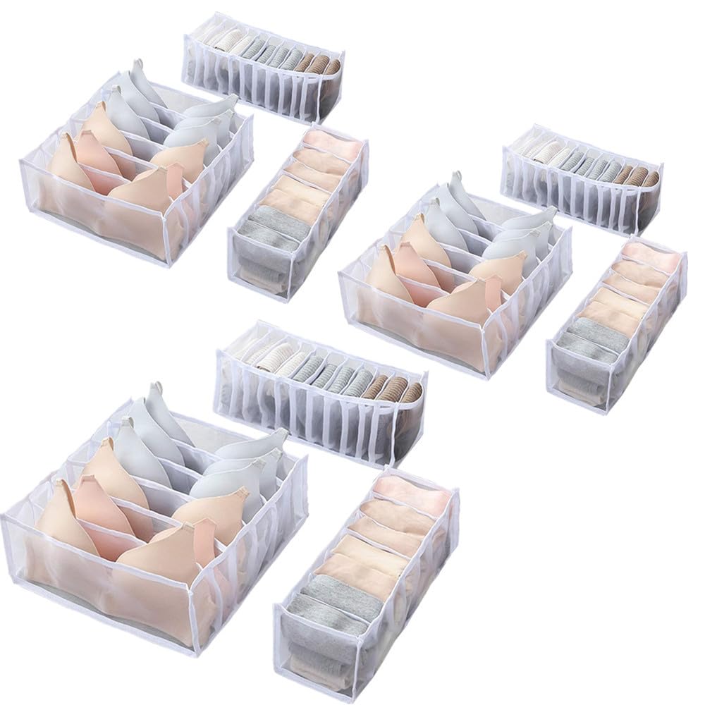 【送料無料】UNIQOCK 下着収納ボックス (6マス×3枚 7マス×3枚 11マス×3枚 計9点セット)下着収納ケース ..