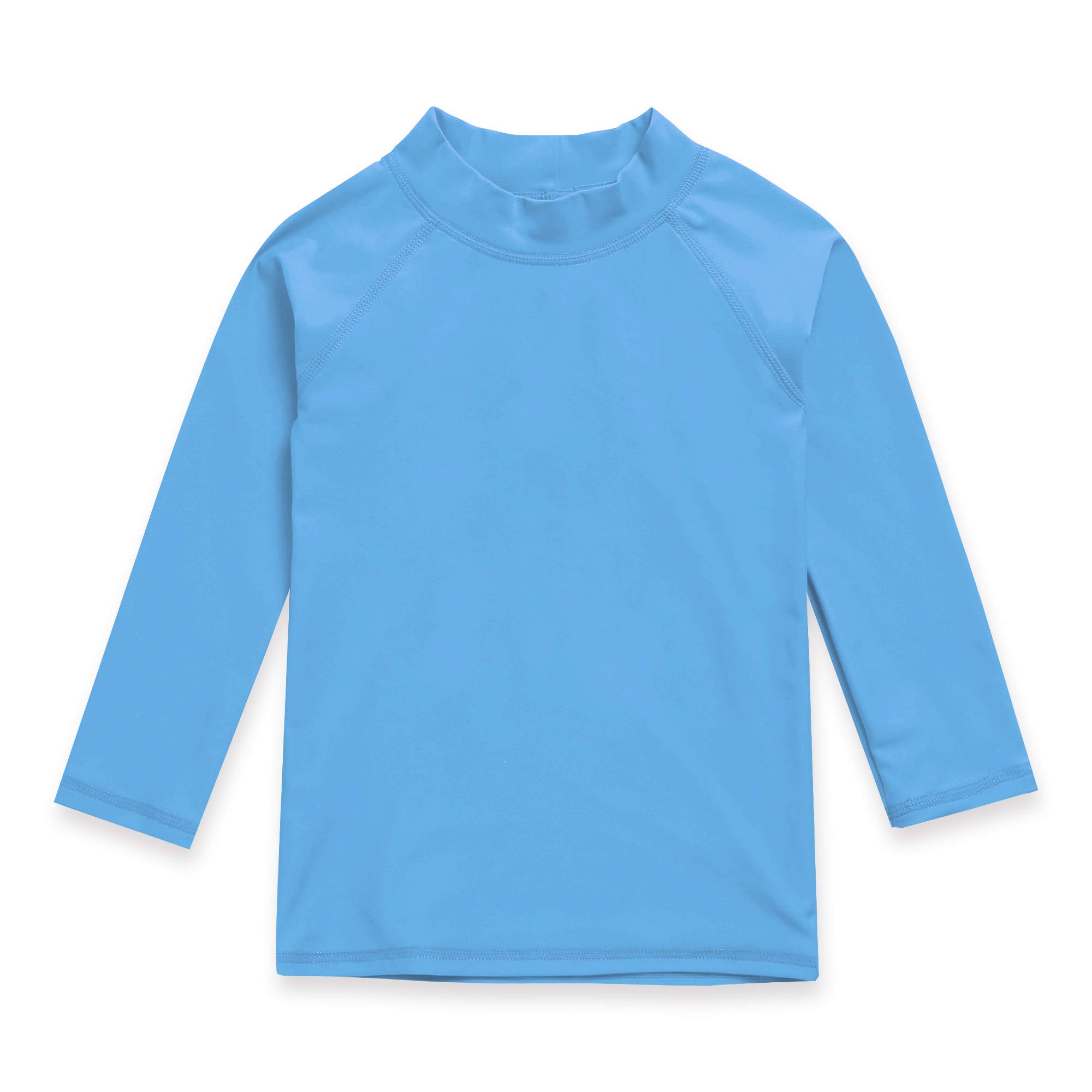 【送料無料】[Vaenait Baby] 2歳~7歳 乾きやすい水着 長袖ラッシュガード 子供 キッズ ボーイズ ガールズ UPF 50+ 長袖 ラッシュガードシャツ 水着 キッズ 海水 水陸両用 日焼け対策 UVカット ジュニア 男の子 子供用 水着 色：D-ディープスカイ、サイズ：M