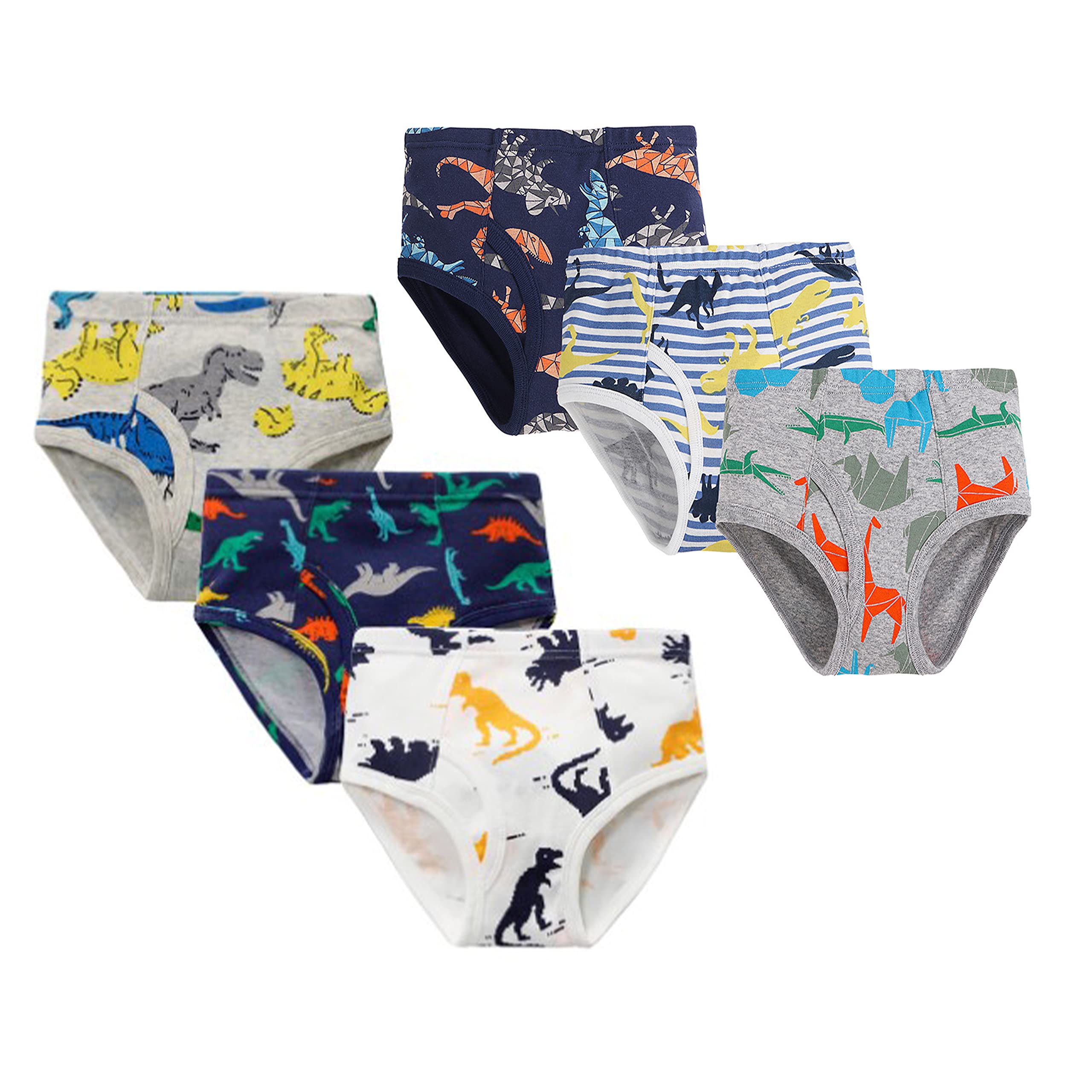 【送料無料】[Lakumai] キッズ パンツ 6枚セット 綿100% 通気 柔らかい 男児ショーツ 男の子ボクサーブ..