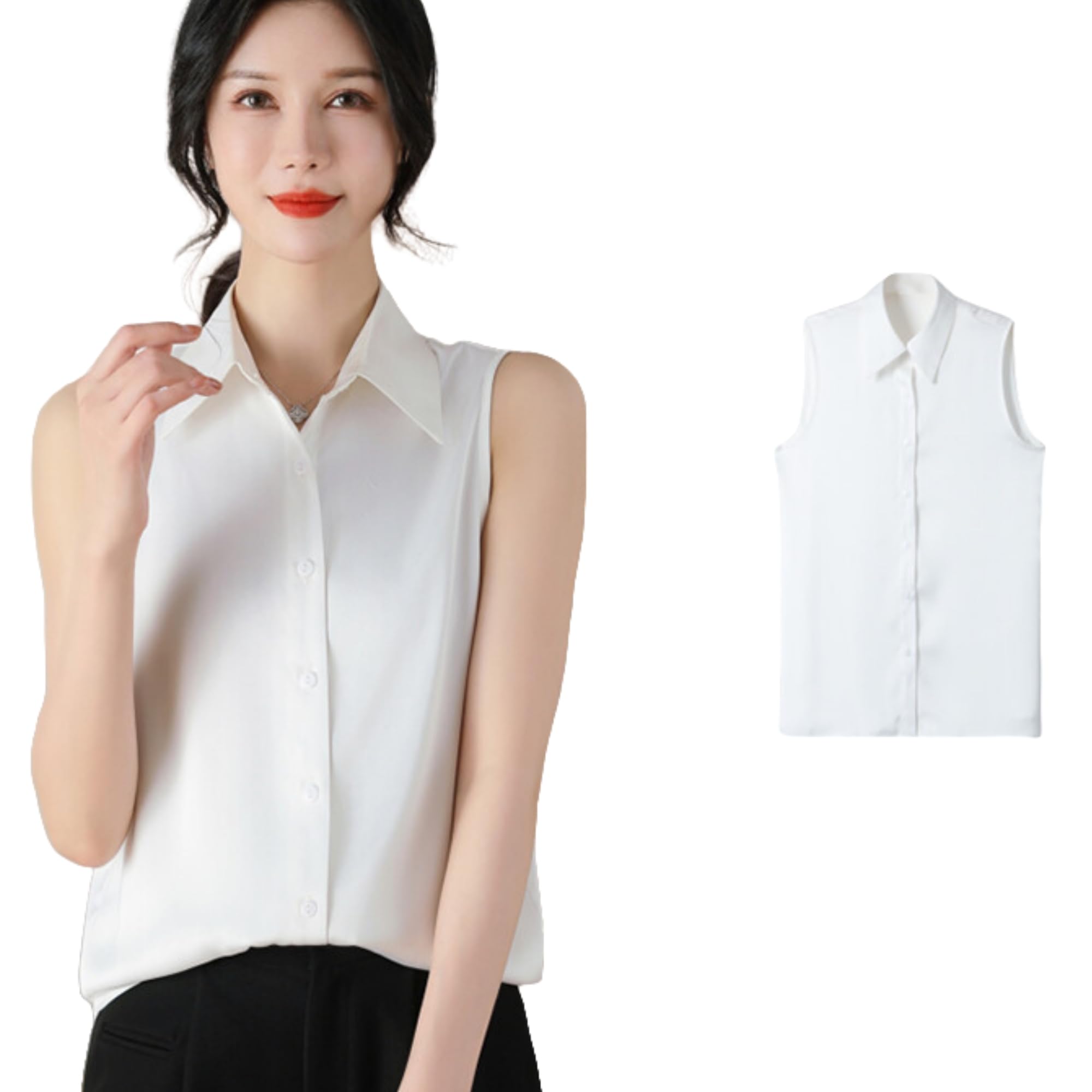 【送料無料】[KOEKOI] タンクトップ レディース ハイネックノースリーブ カットソー トップス ...