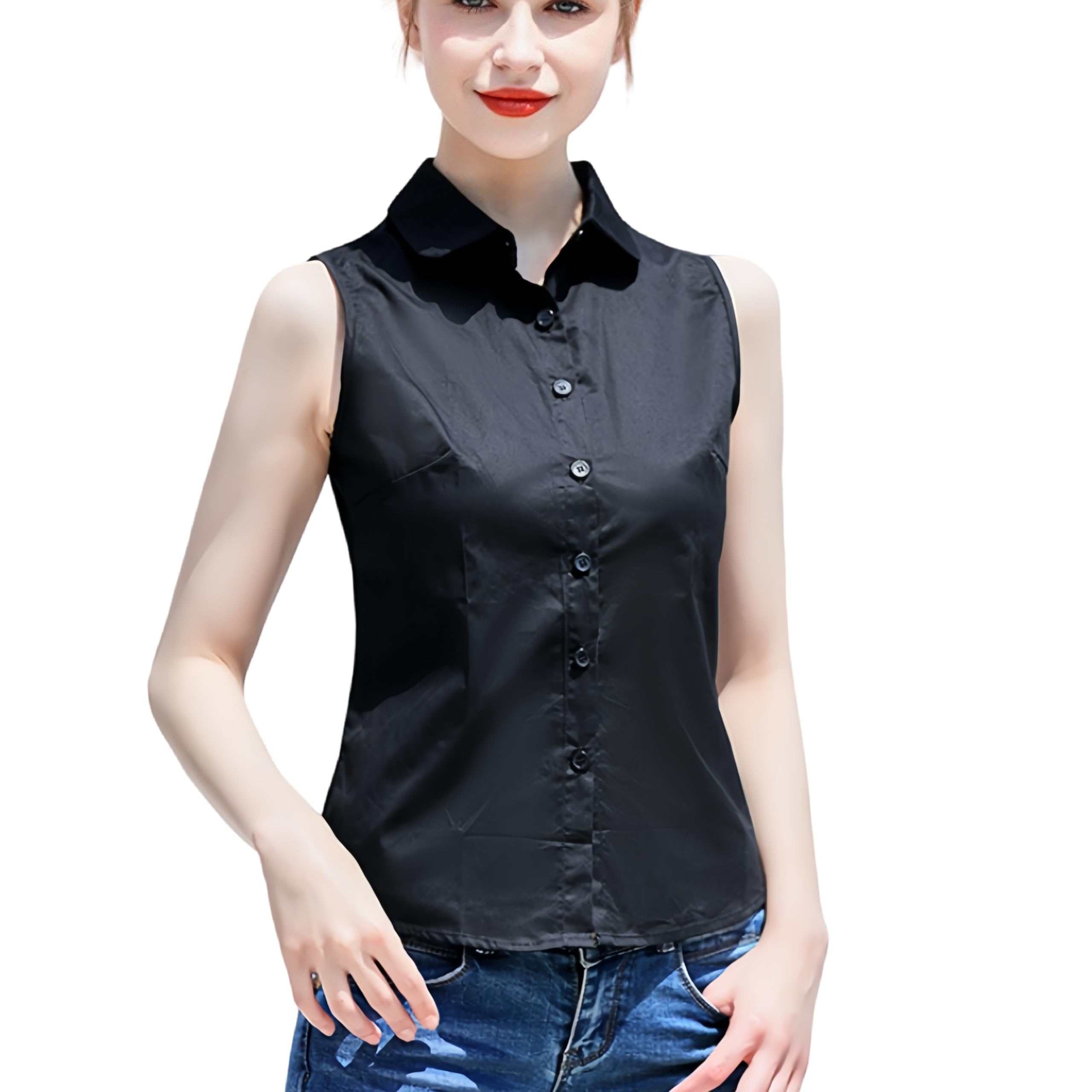 【送料無料】[KOEKOI] タンクトップ レディース ハイネックノースリーブ カットソー トップス ...