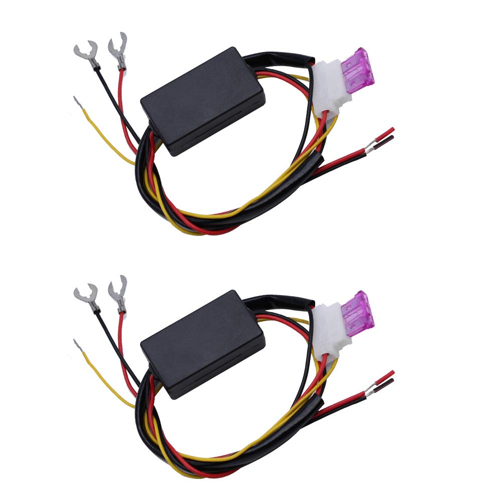 【送料無料】HUIQIAODS デイライト LED 自動点灯ユニット 12V 24W エンジンON時で点灯 オートスタート..
