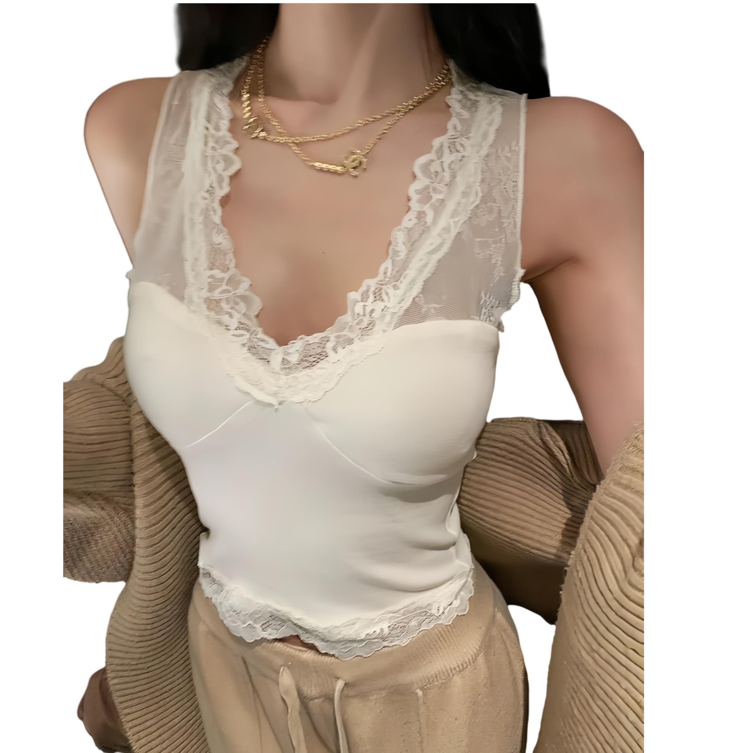 【送料無料】[KOEKOI] タンクトップ レディース キャミソール シャツ ロング インナー ゆっ ...