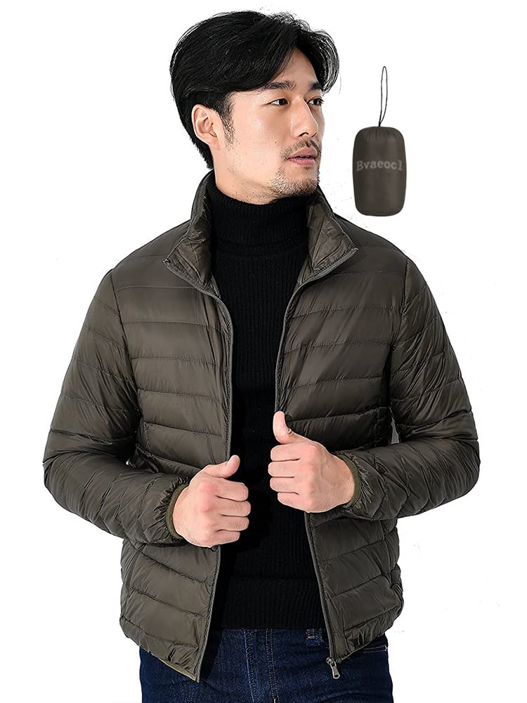 【送料無料】[Bvaeocl] ダウンジャケット メンズ ウルトラライト ダウン コート 軽量 防風 防寒 ライト..